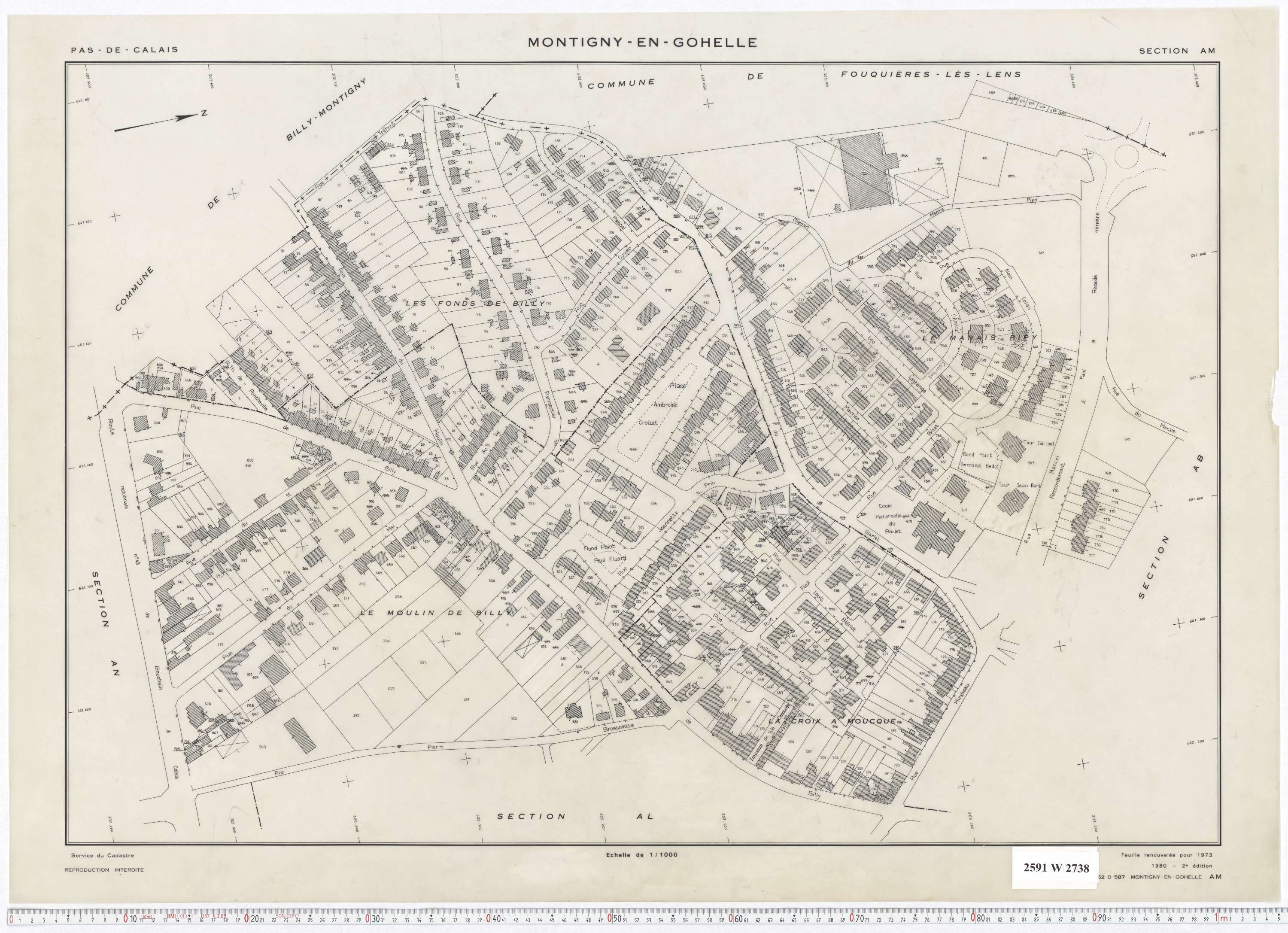 Montigny-en-Gohelle - Section AM.