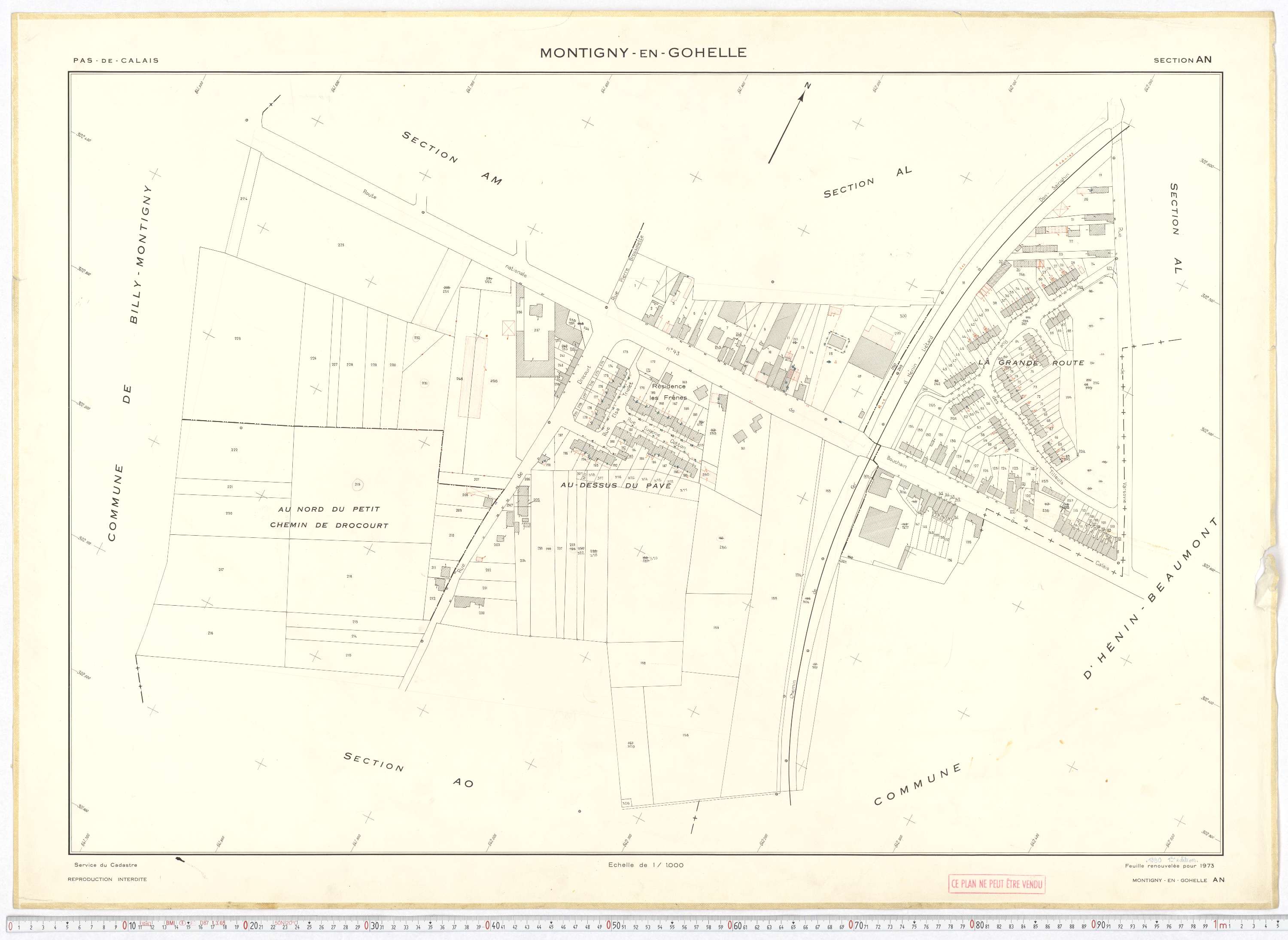 Montigny-en-Gohelle - Section AN.