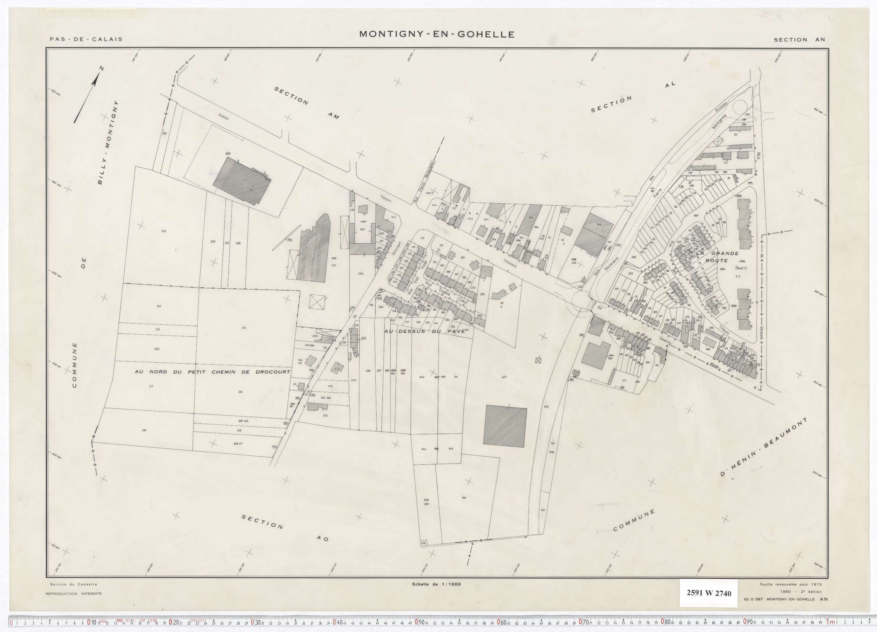 Montigny-en-Gohelle - Section AN.