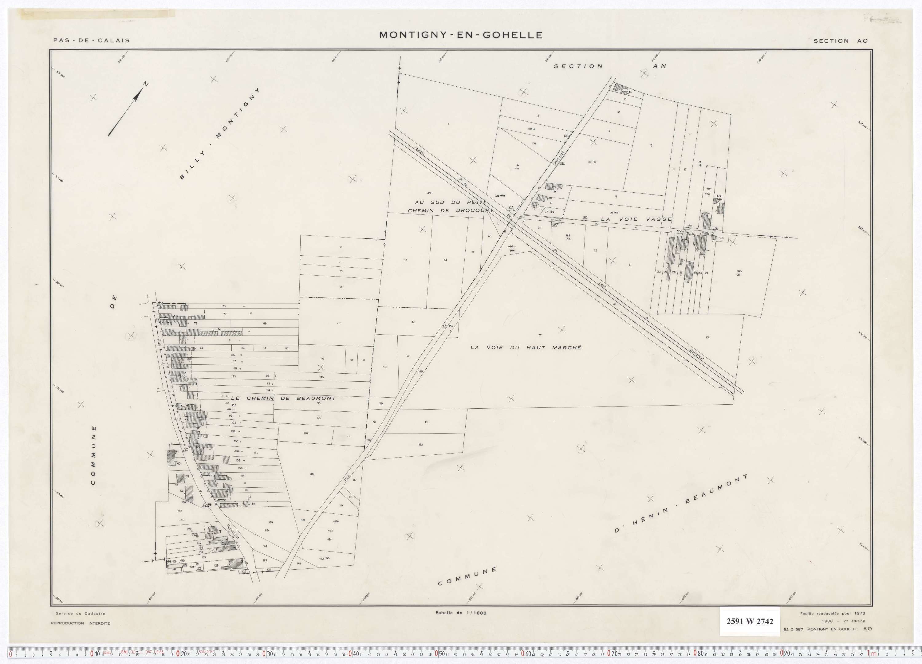 Montigny-en-Gohelle - Section AO.