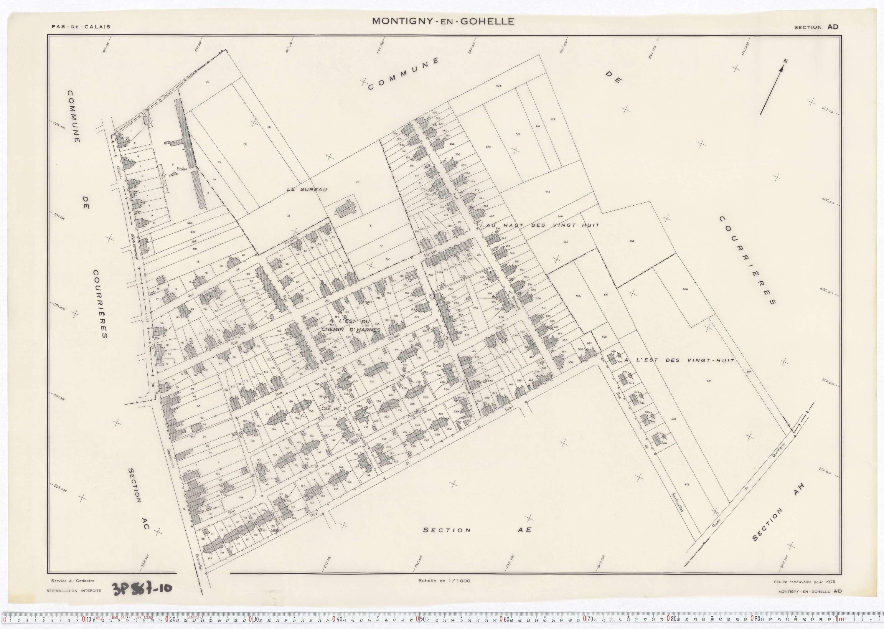 Montigny-en-Gohelle - Section AD.
