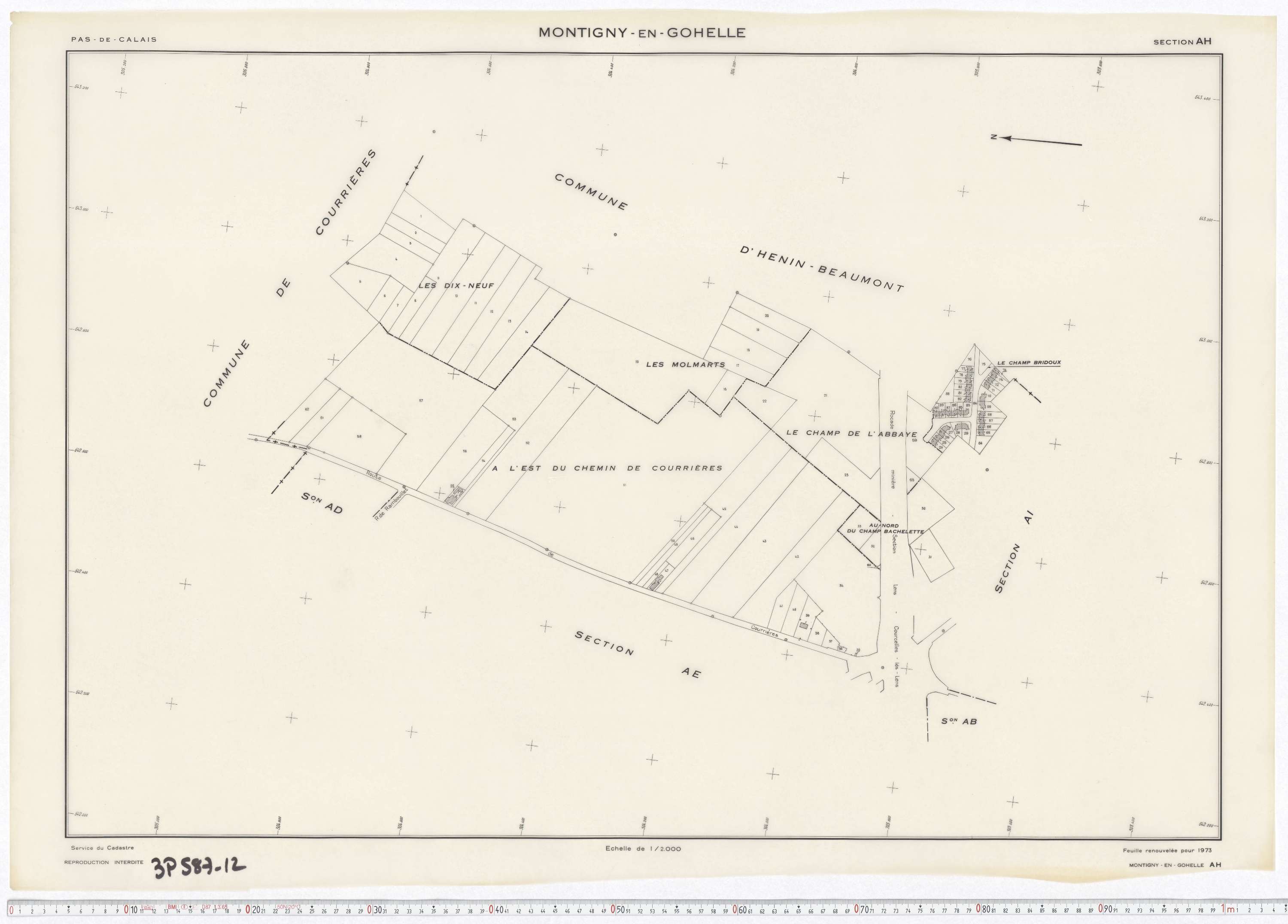 Montigny-en-Gohelle - Section AH.