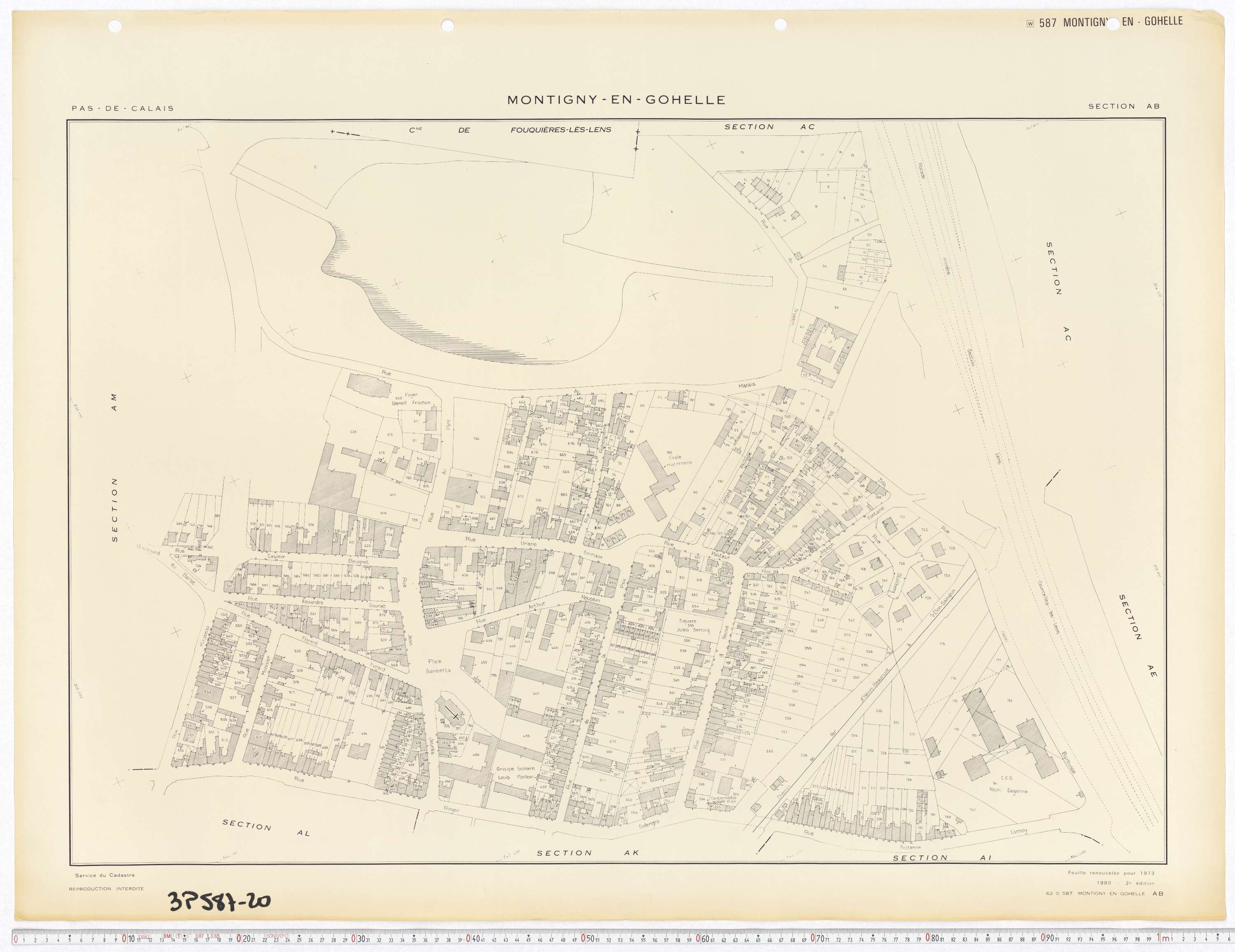 Montigny-en-Gohelle - Section AB.