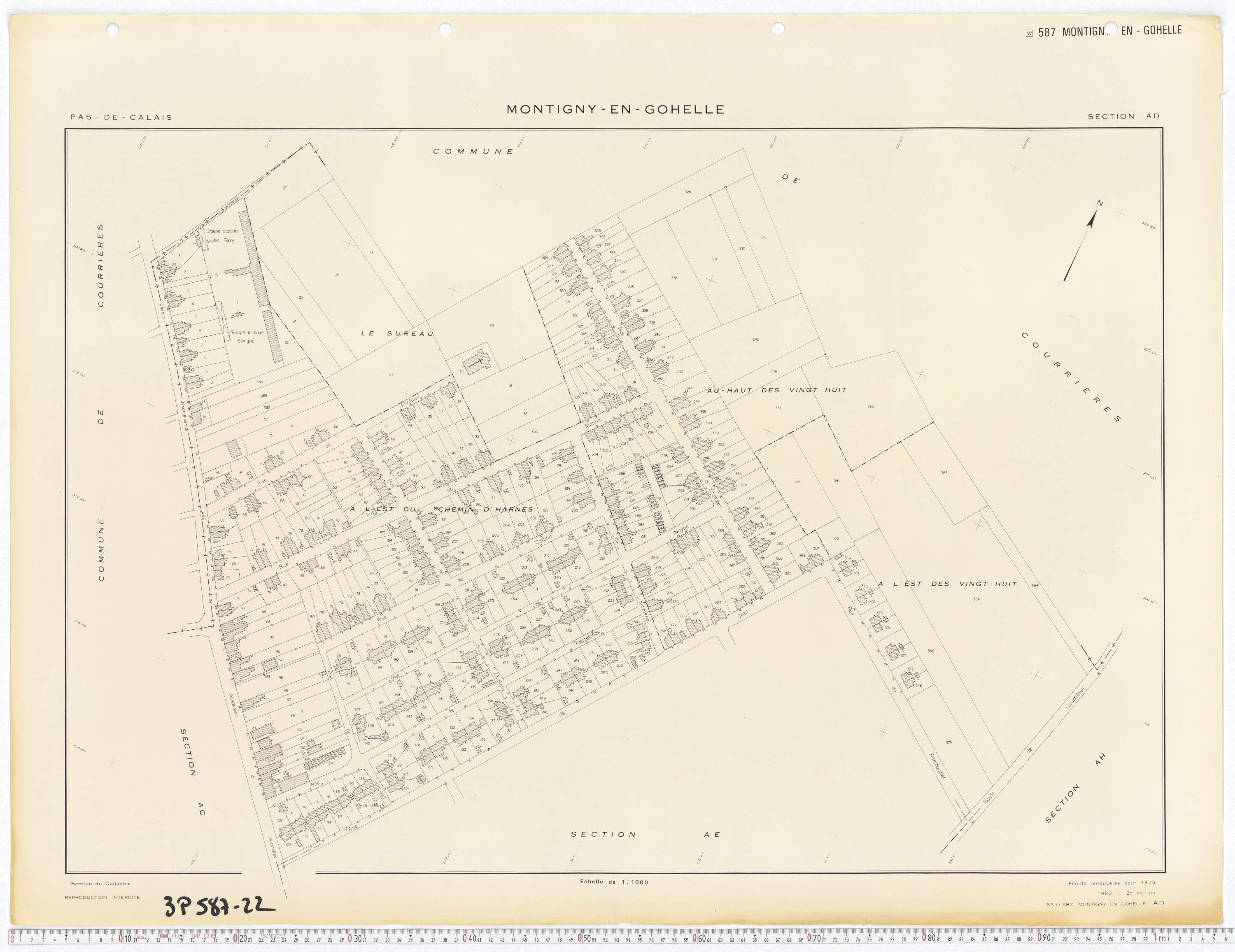 Montigny-en-Gohelle - Section AD.