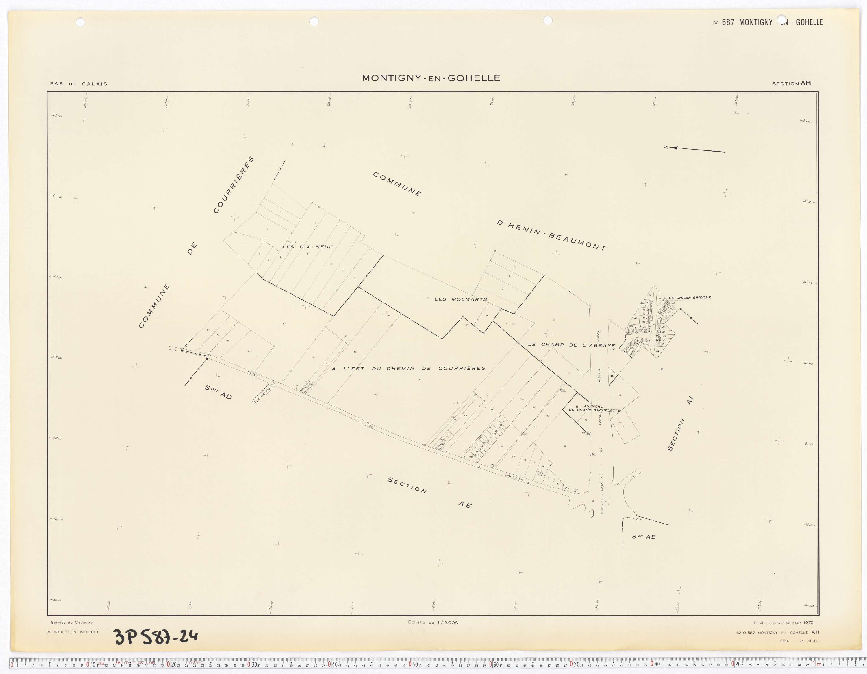 Montigny-en-Gohelle - Section AH.