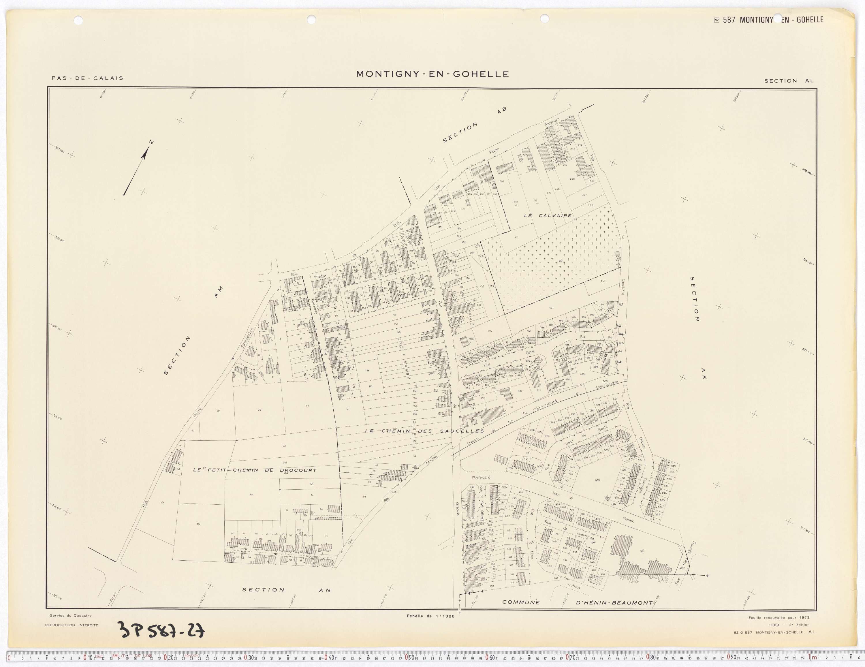 Montigny-en-Gohelle - Section AL.