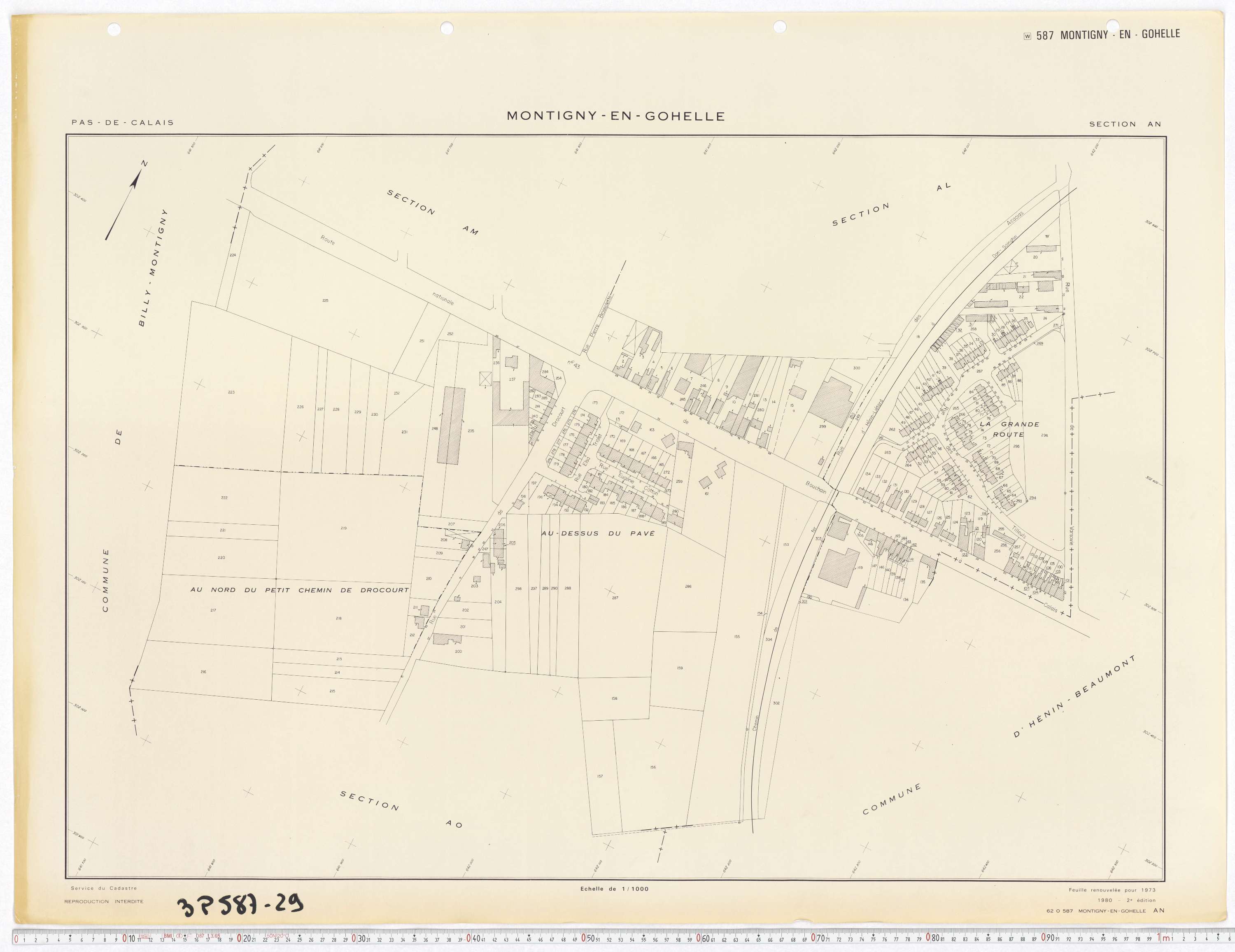 Montigny-en-Gohelle - Section AN.