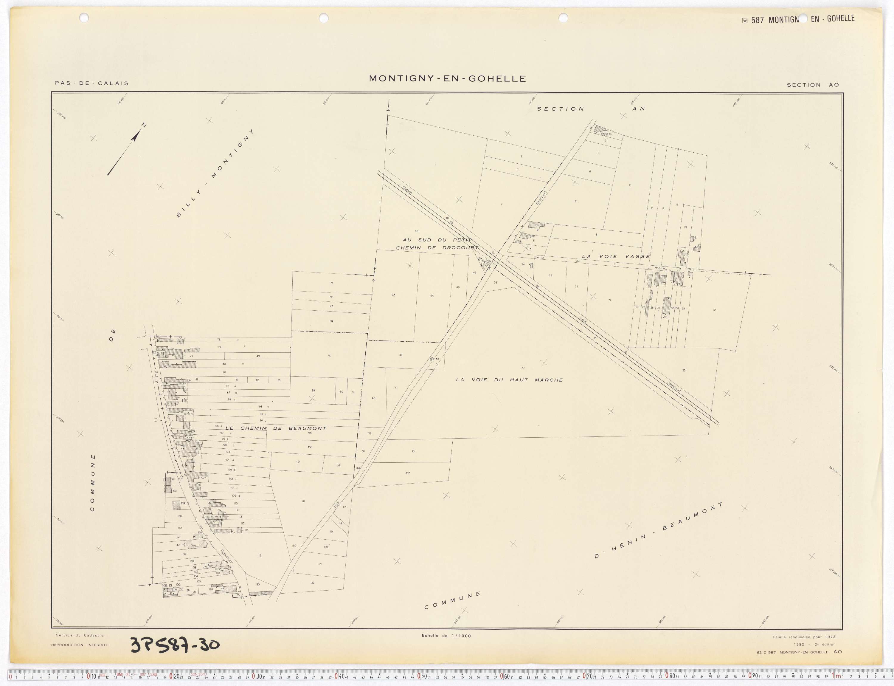 Montigny-en-Gohelle - Section AO.