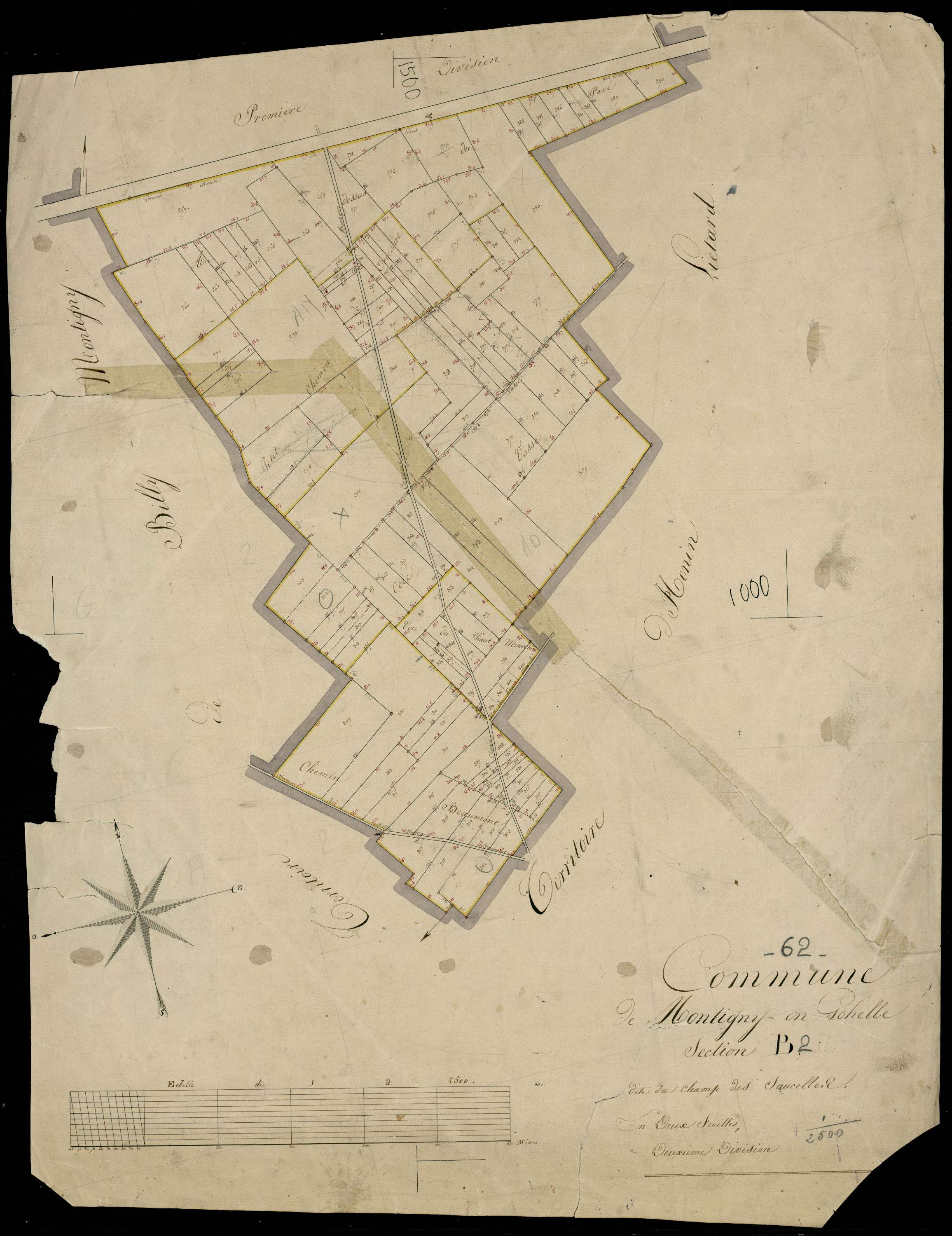 Montigny-en-Gohelle - Section B, 2e feuille