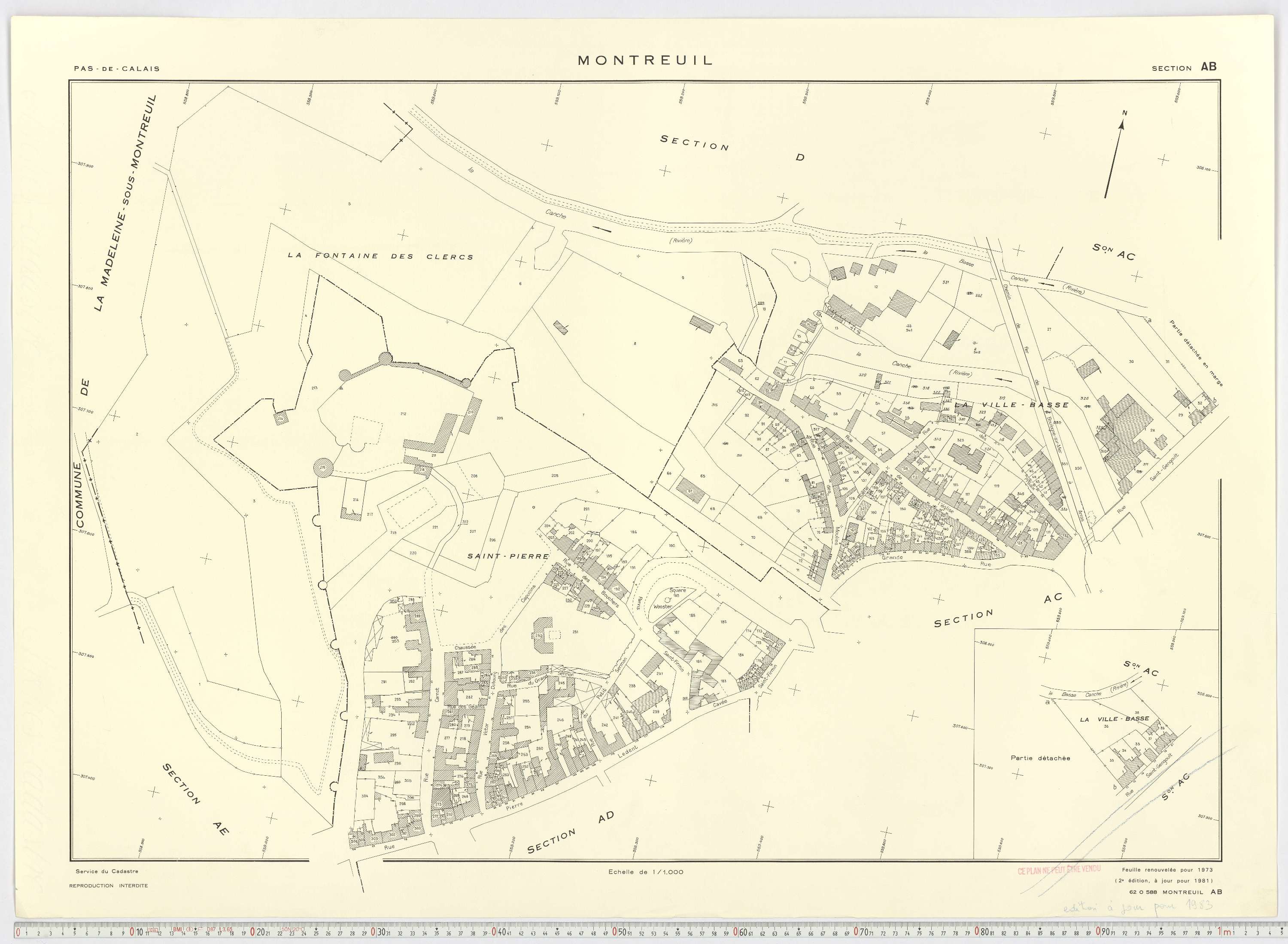 Montreuil - Section AB.