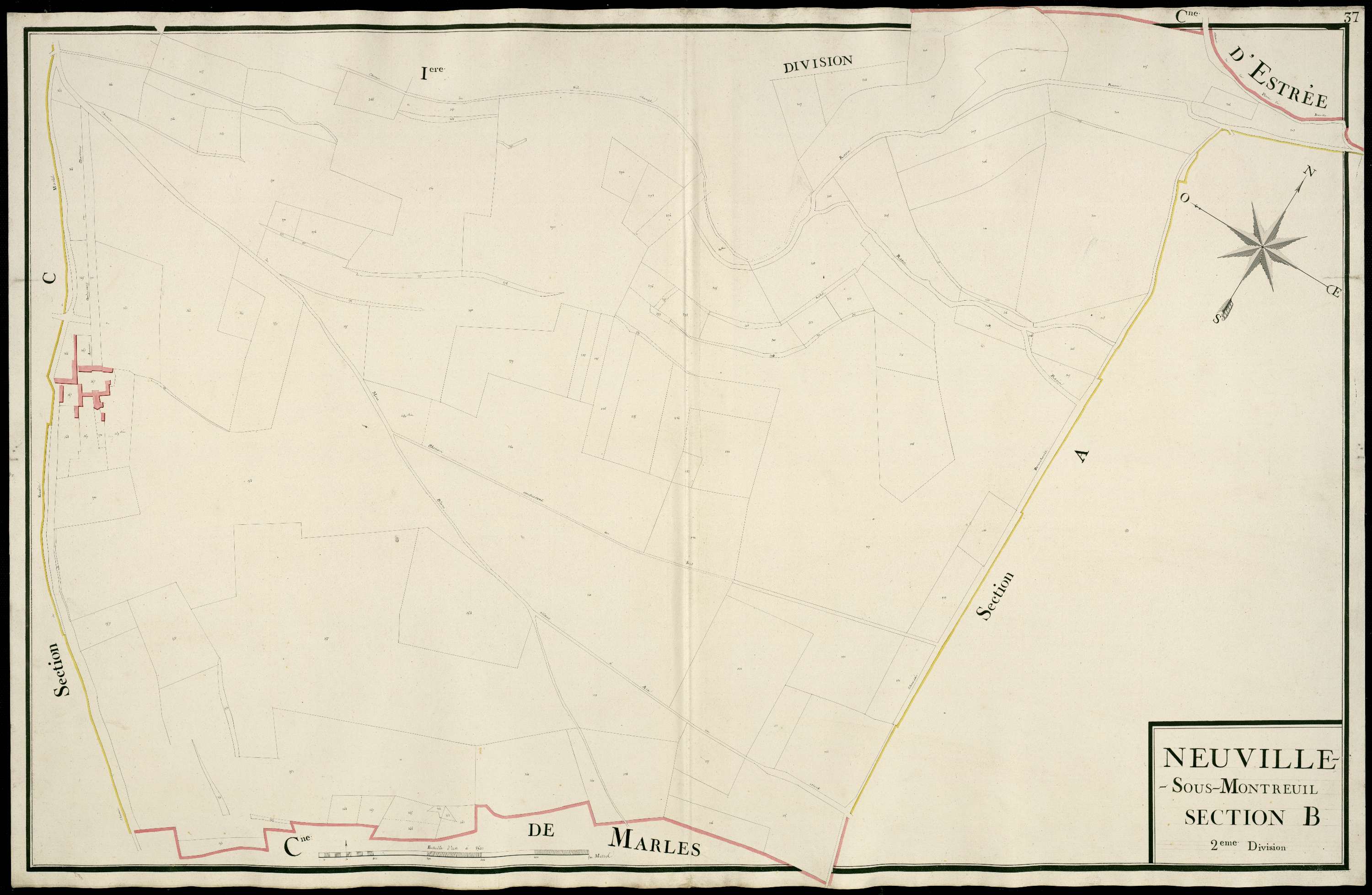 Montreuil - Section B, 2e feuille