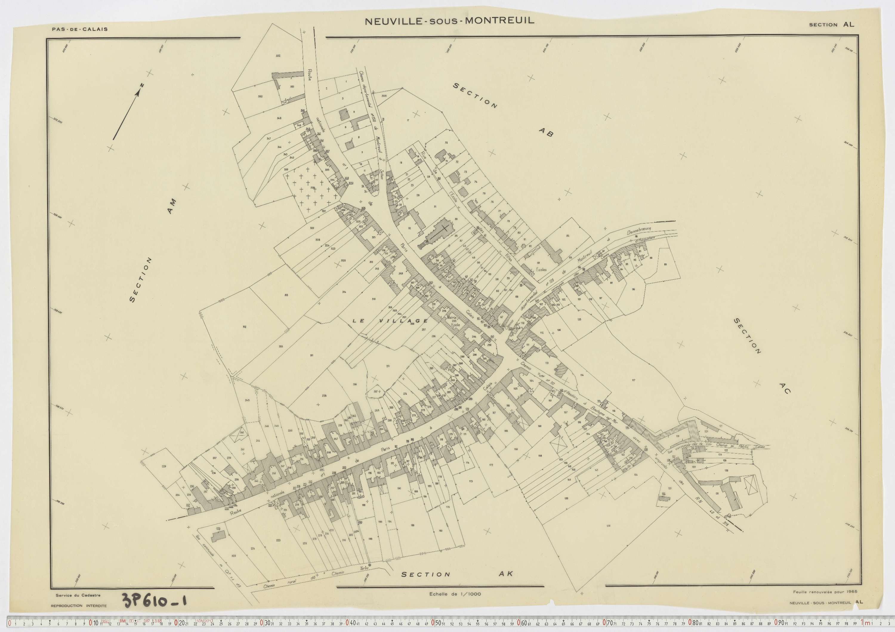 Montreuil - Section AL.