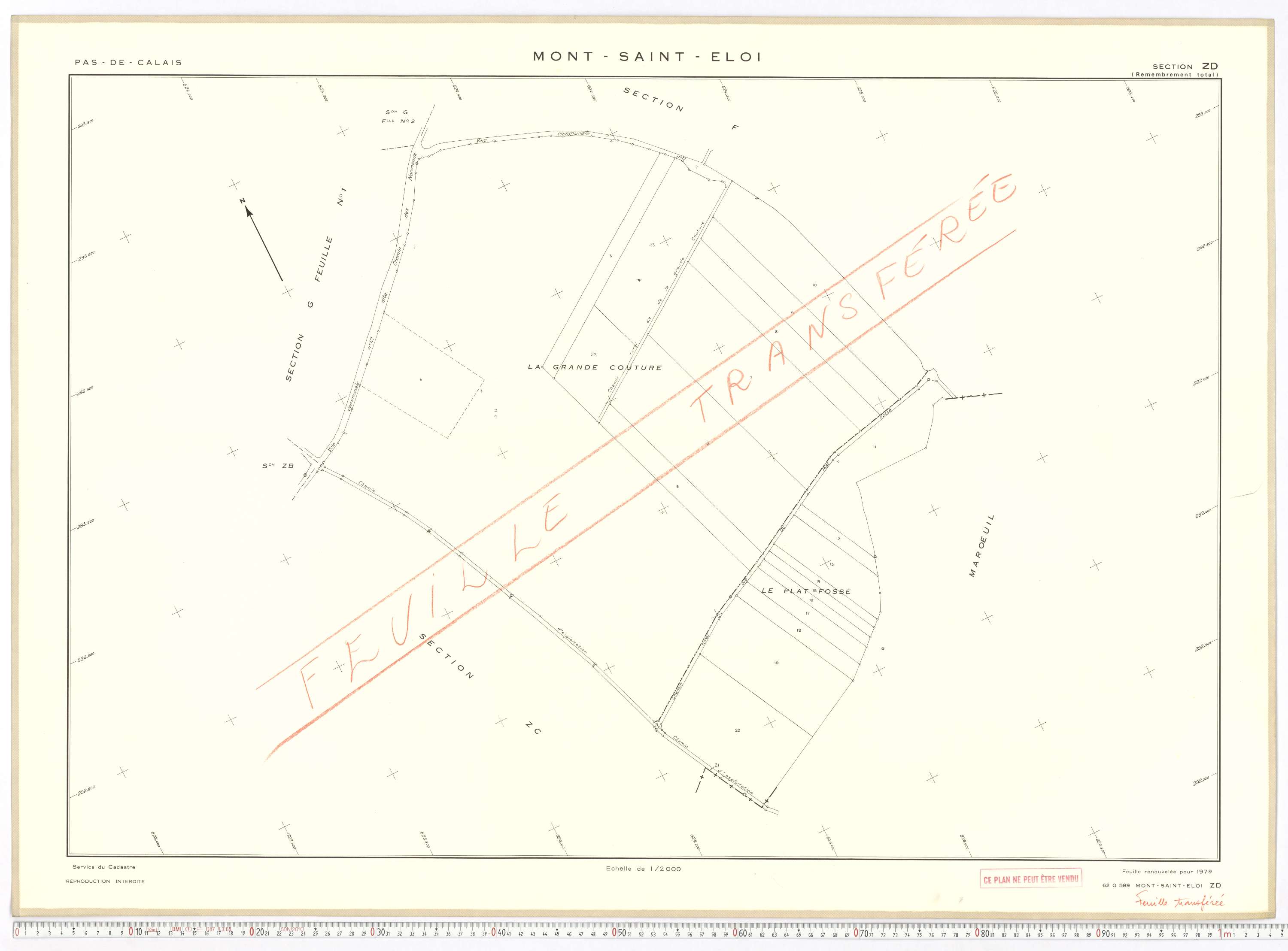 Mont-Saint-Éloi - Section ZD.