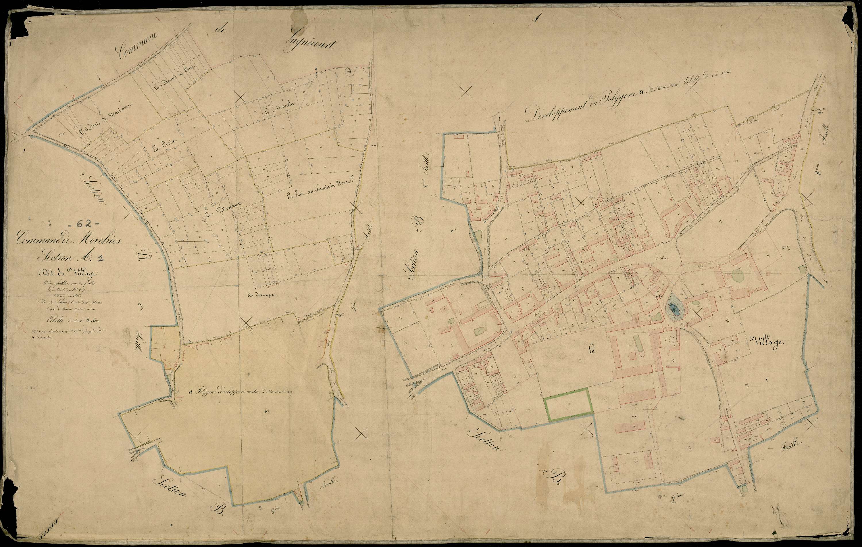 Morchies - Section A, 1re feuille
