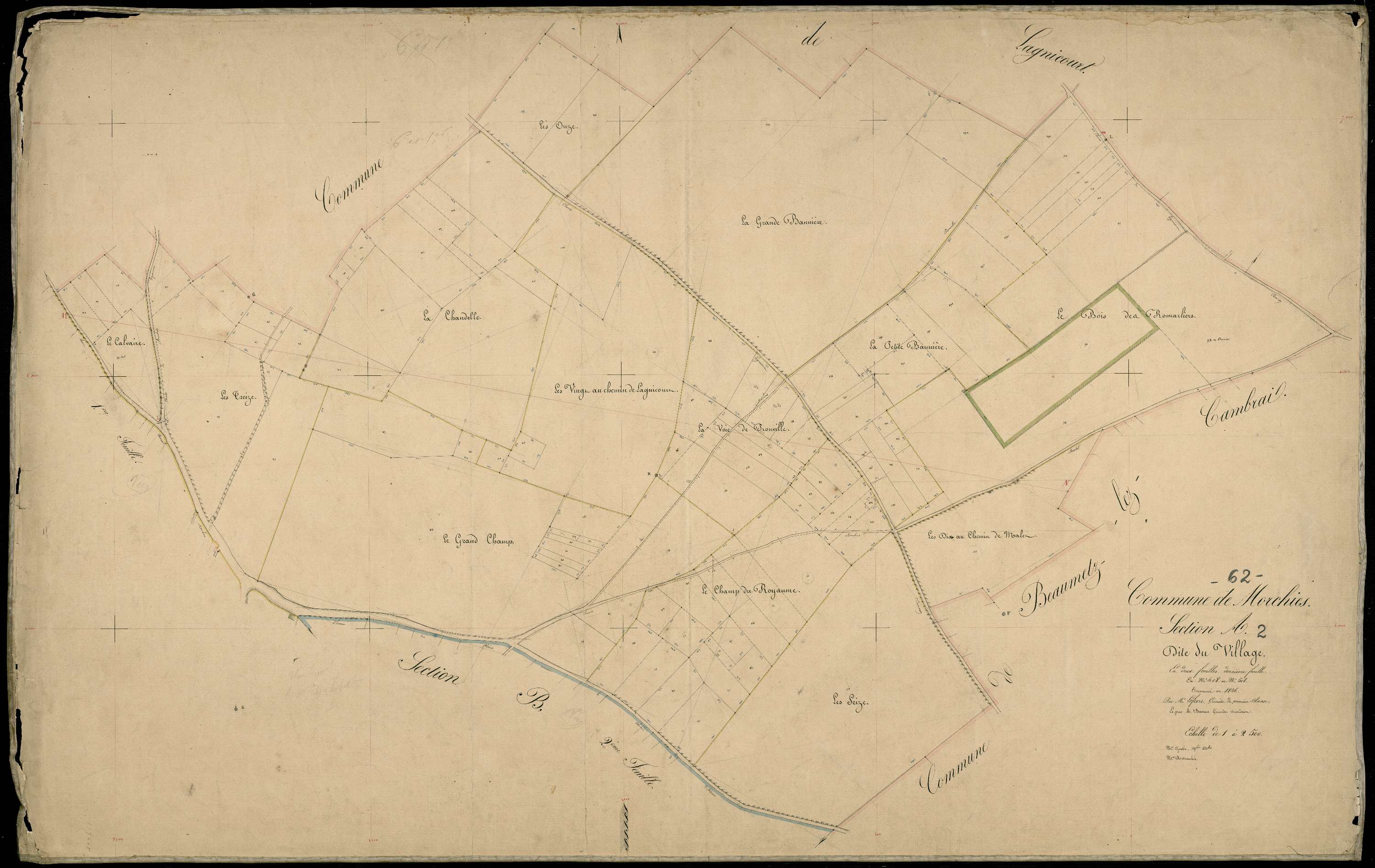 Morchies - Section A, 2e feuille