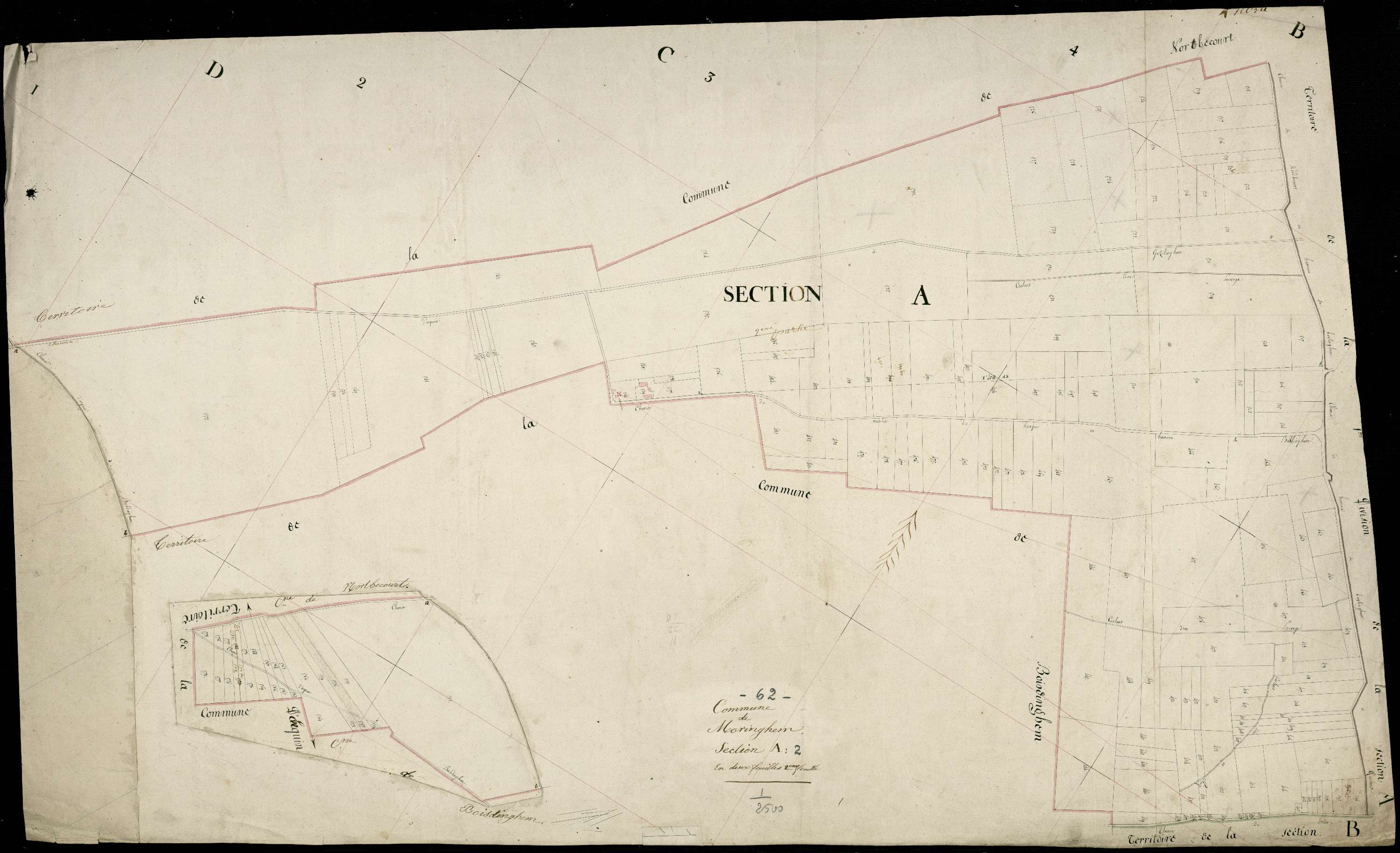Moringhem - Section A, 2e feuille