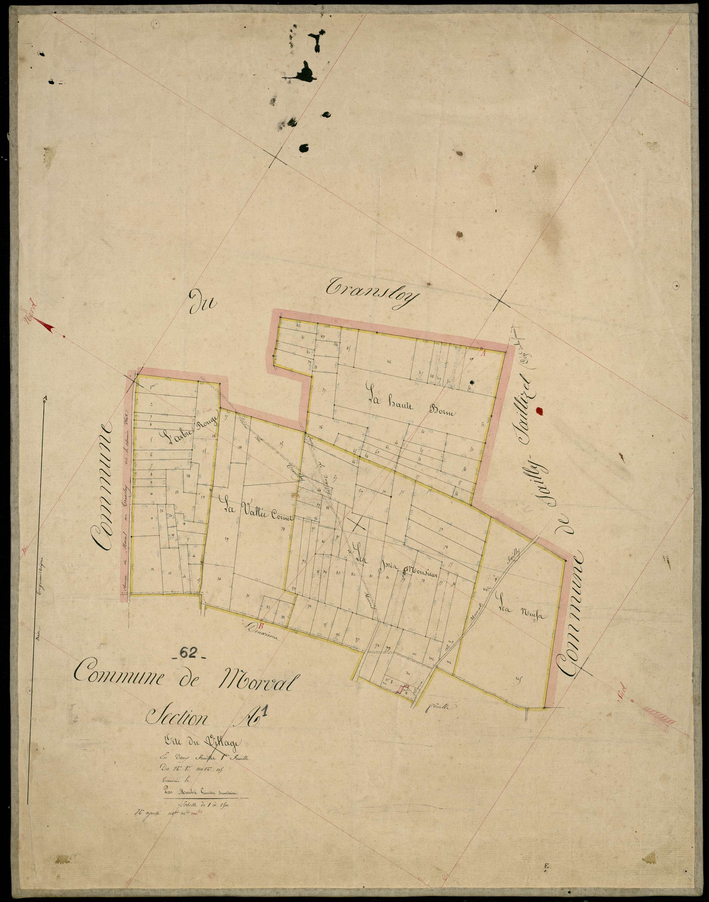 Morval - Section A, 1re feuille
