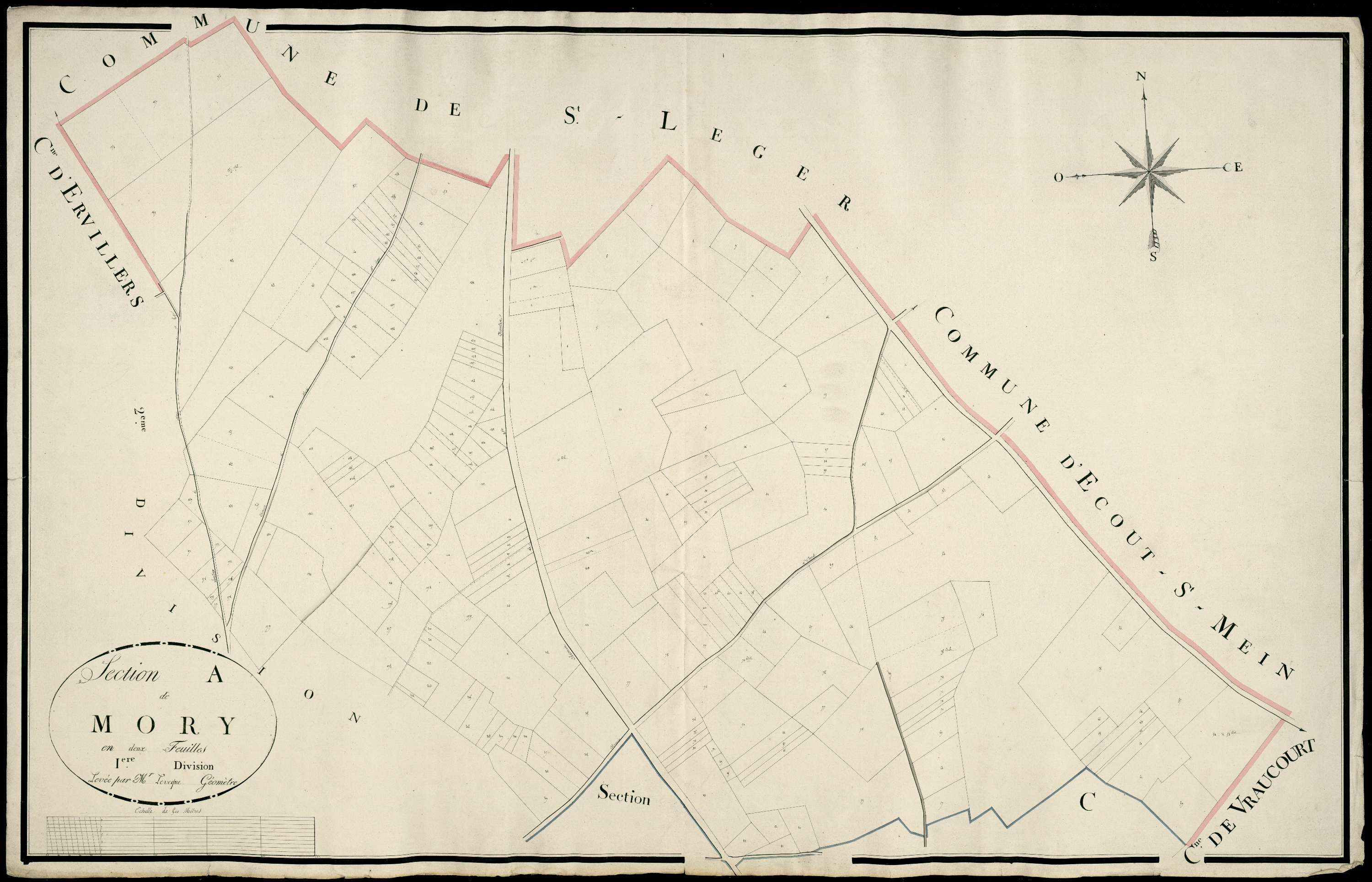 Mory - Section A, 1re feuille