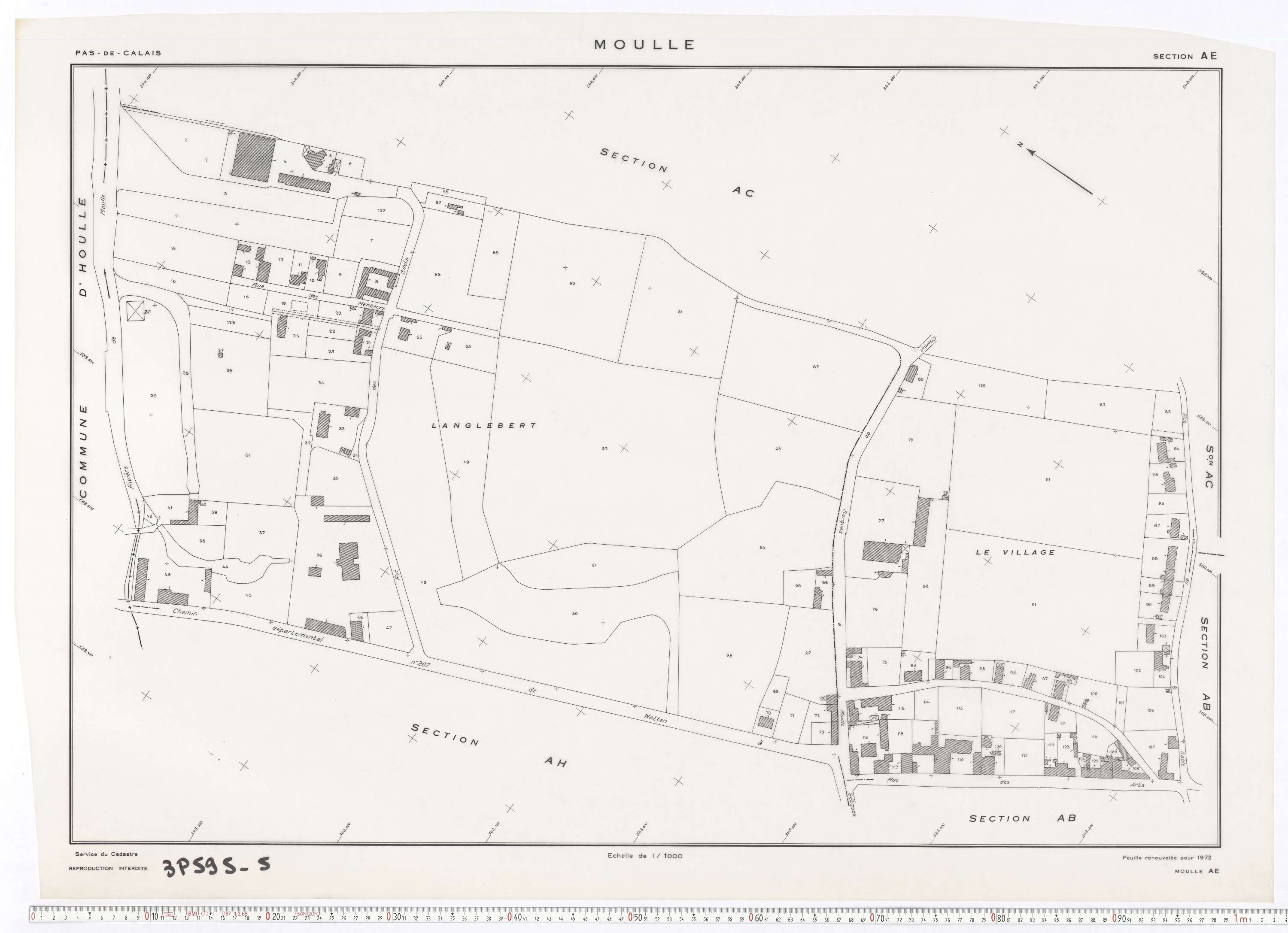 Moulle - Section AE.