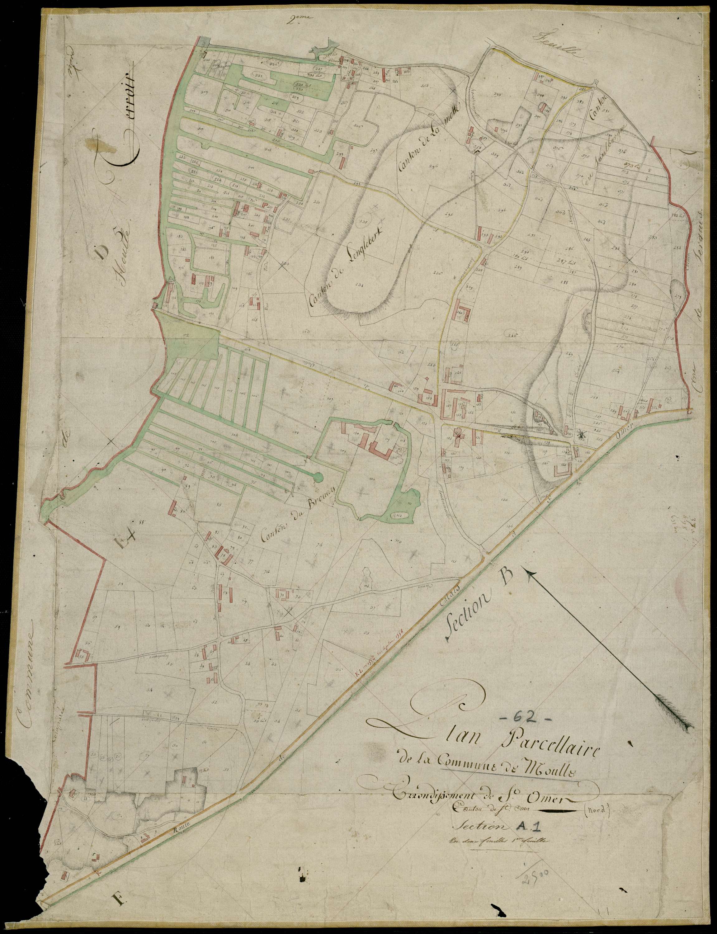 Moulle - Section A, 1re feuille