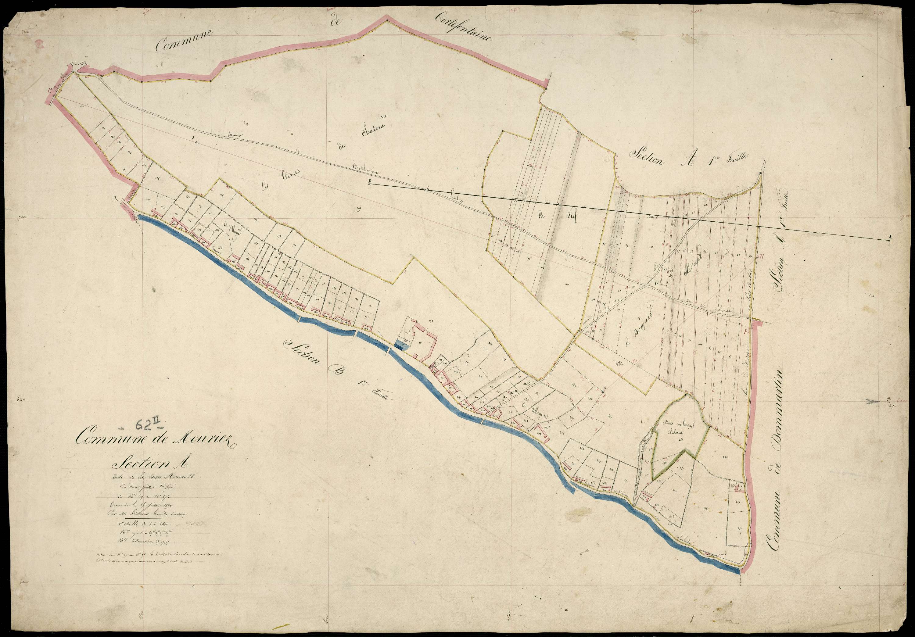 Mouriez - Section A, 2e feuille