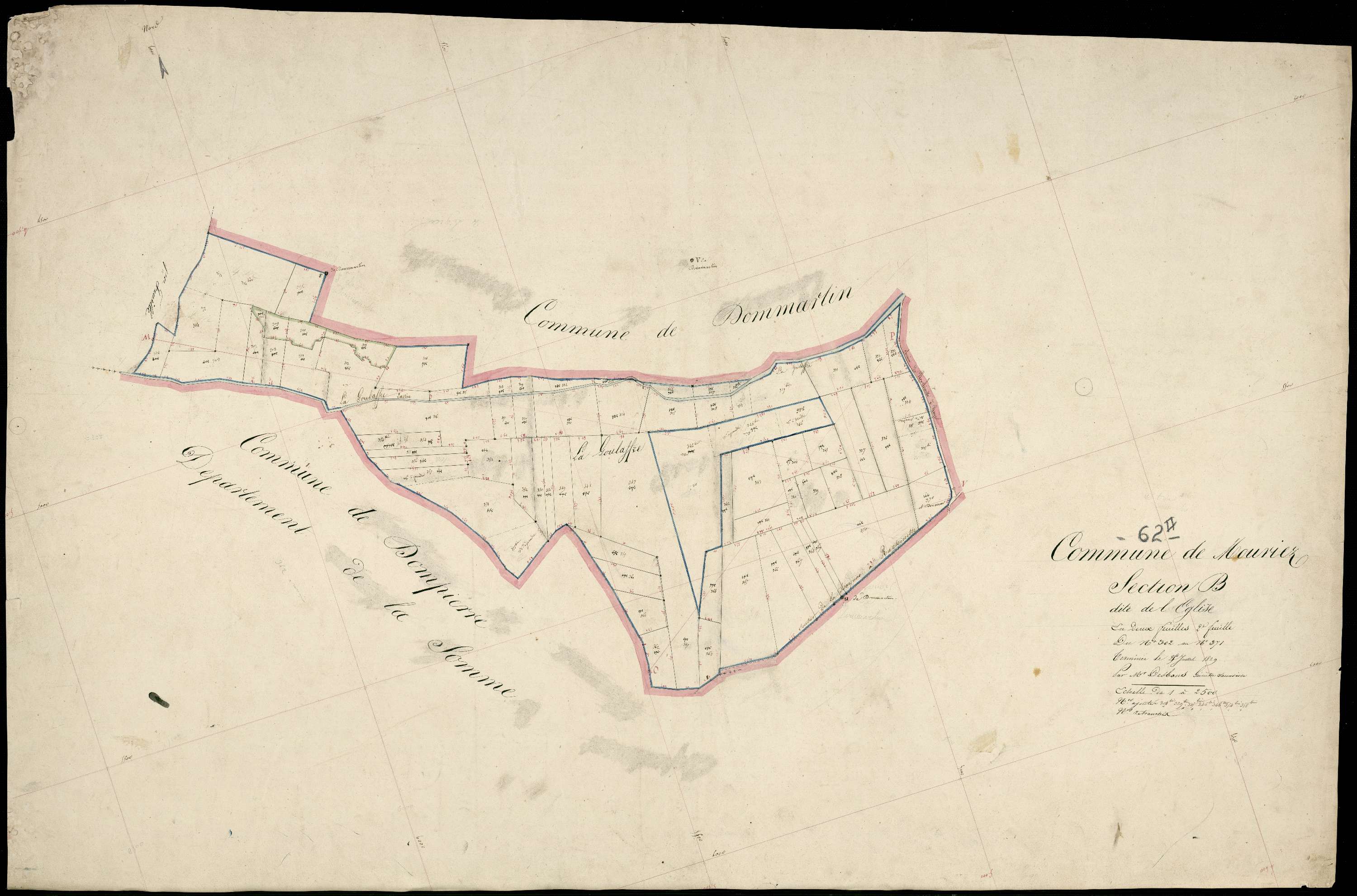 Mouriez - Section B, 2e feuille