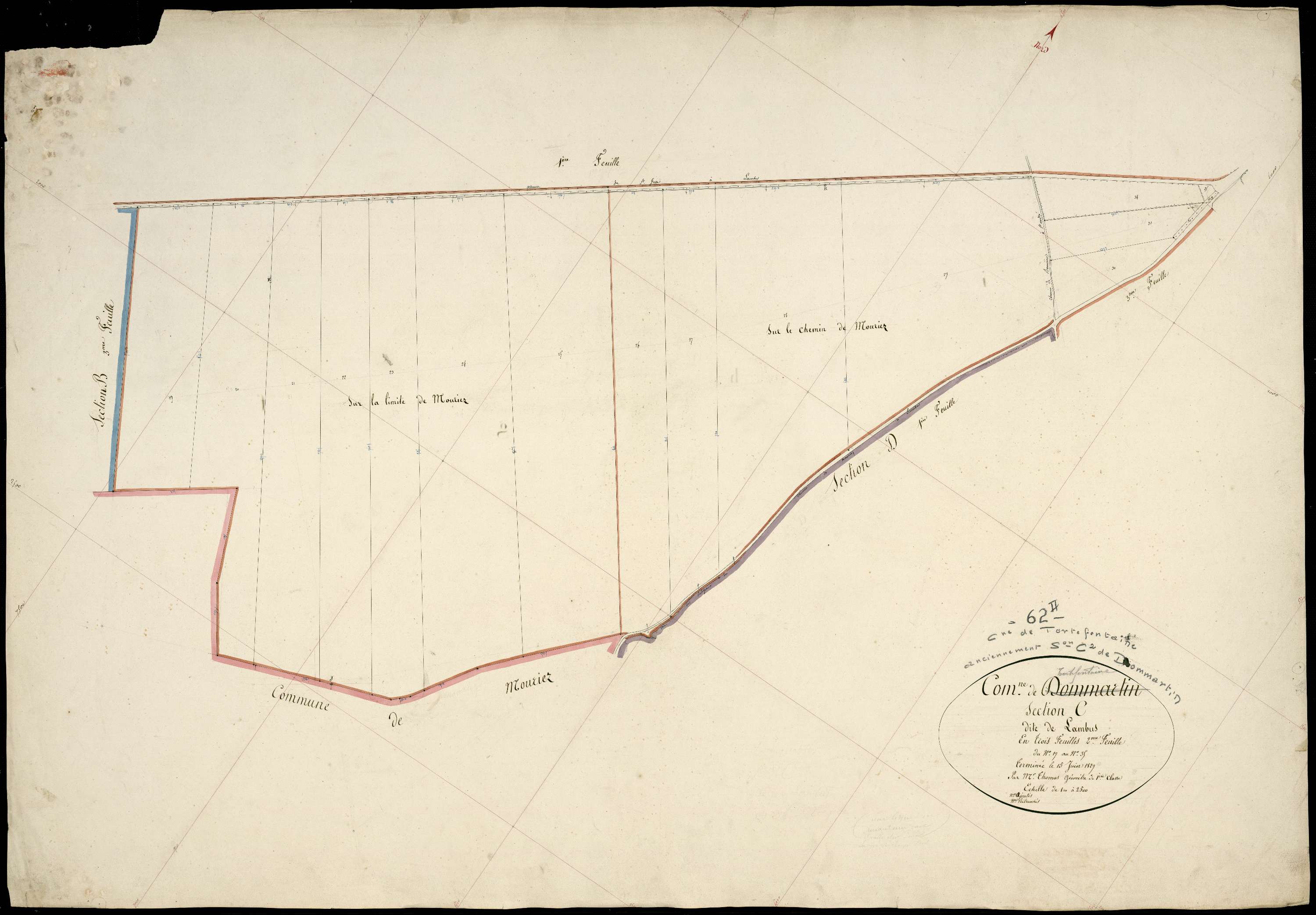Mouriez - Section C, 2e feuille