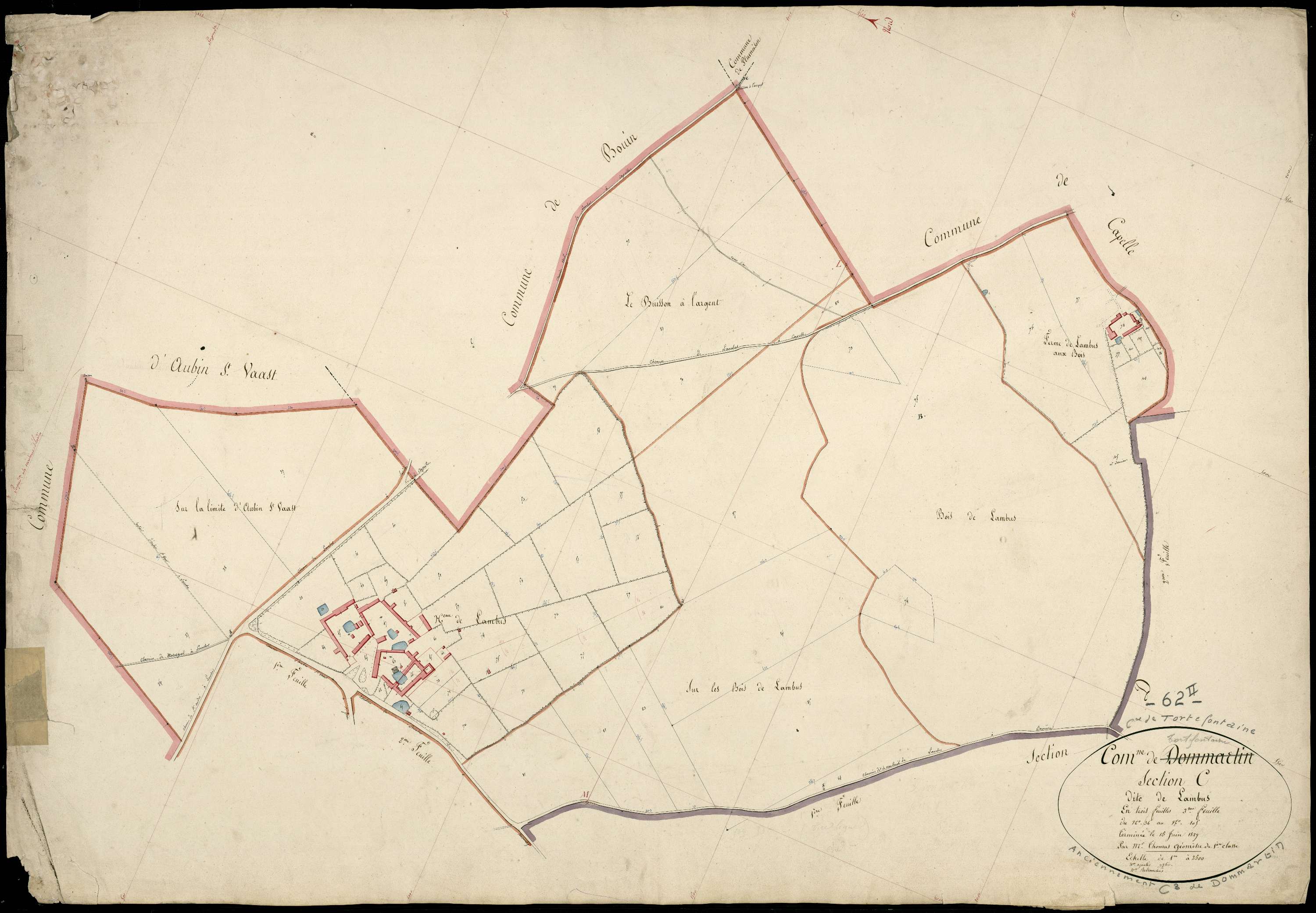 Mouriez - Section C, 3e feuille