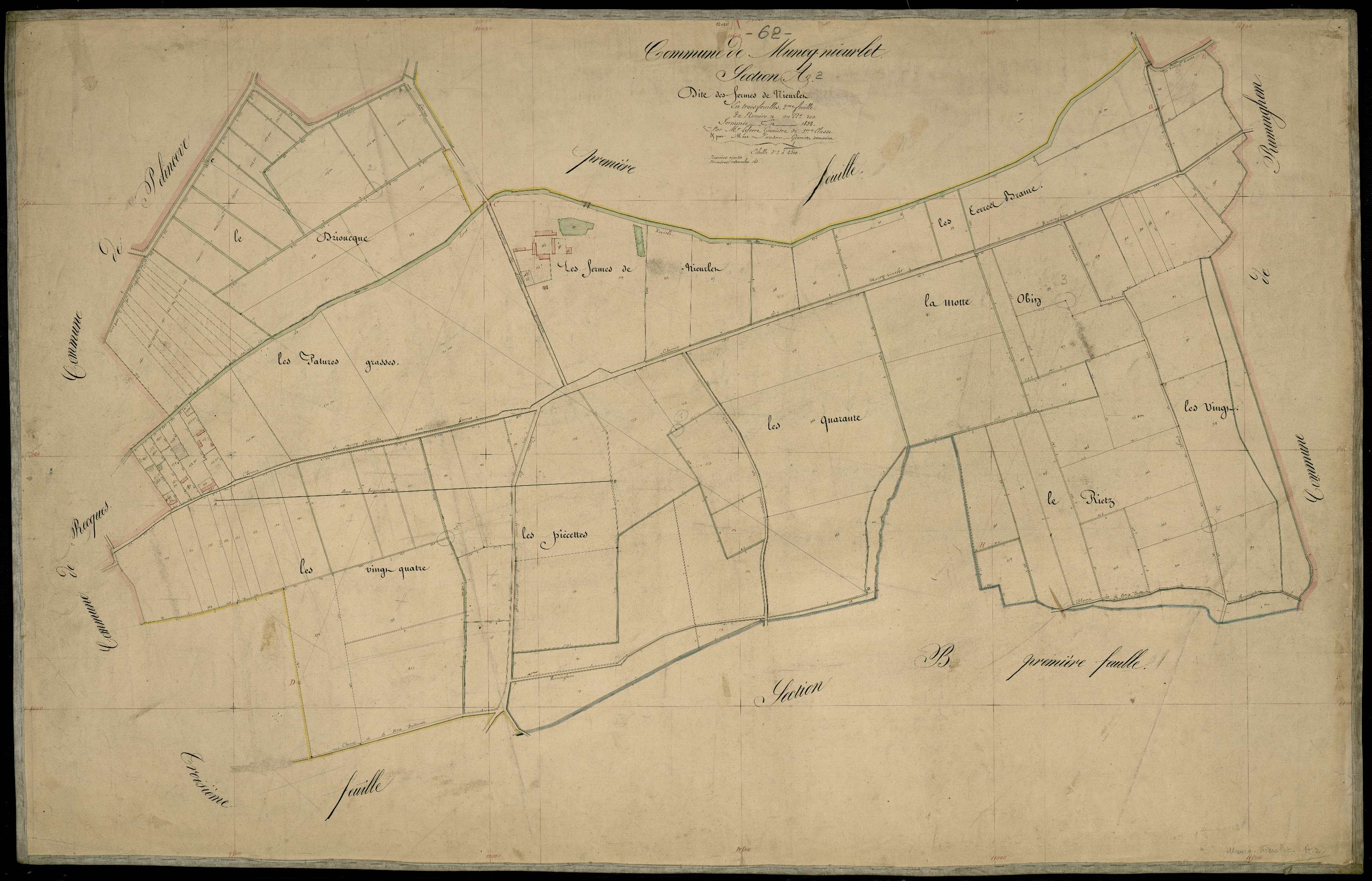 Muncq-Nieurlet - Section A, 2e feuille