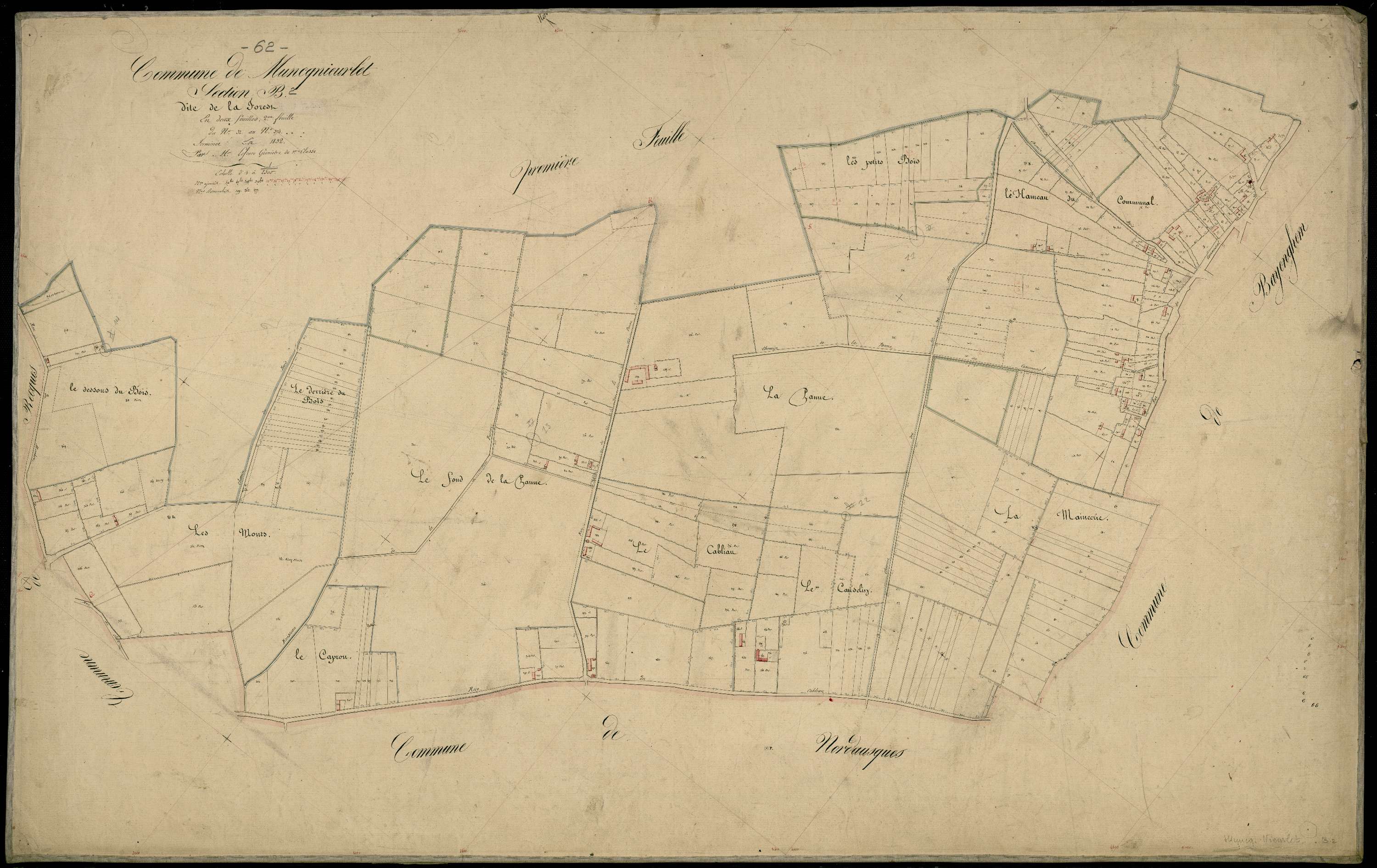 Muncq-Nieurlet - Section B, 2e feuille