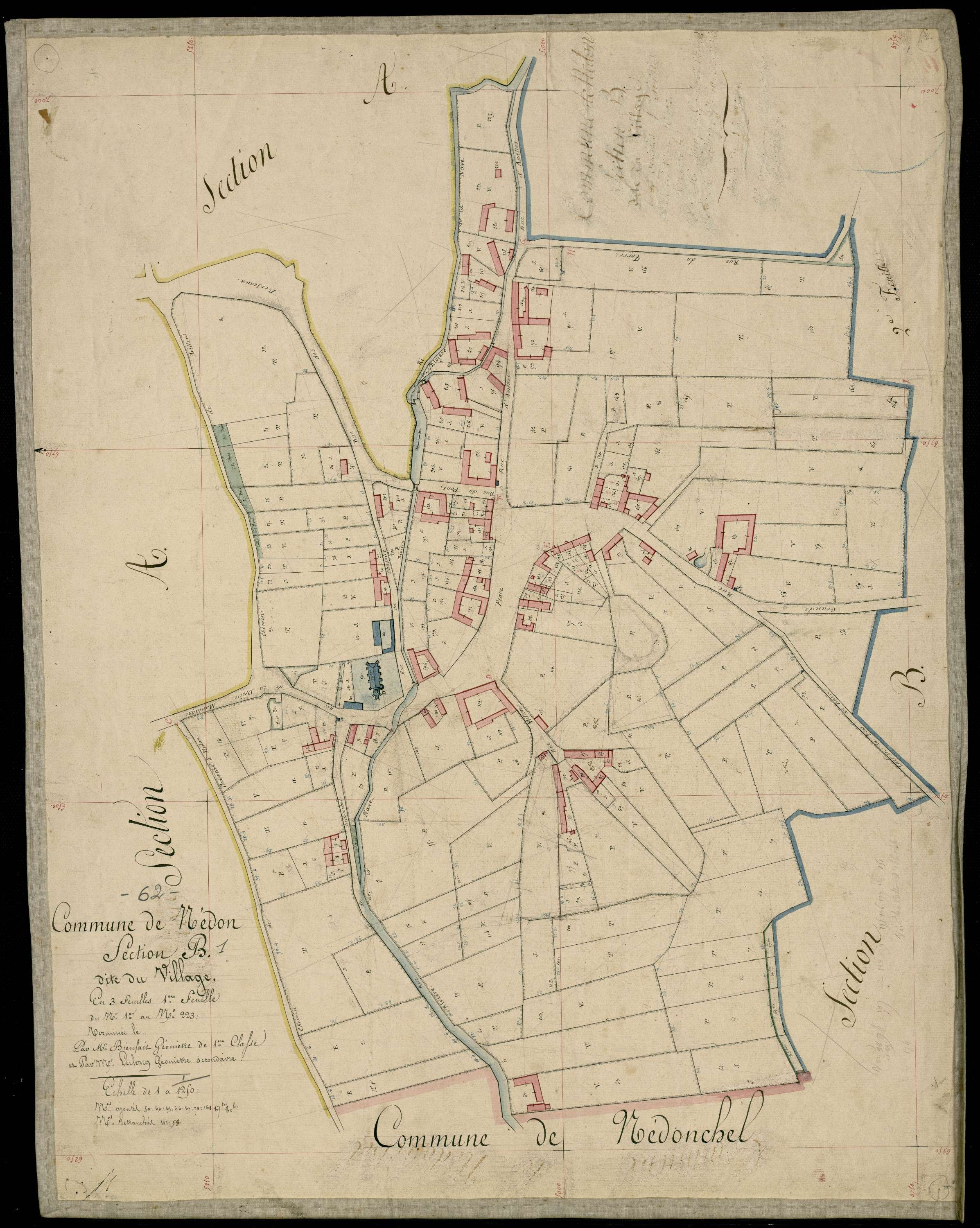 Nédon - Section B, 1re feuille