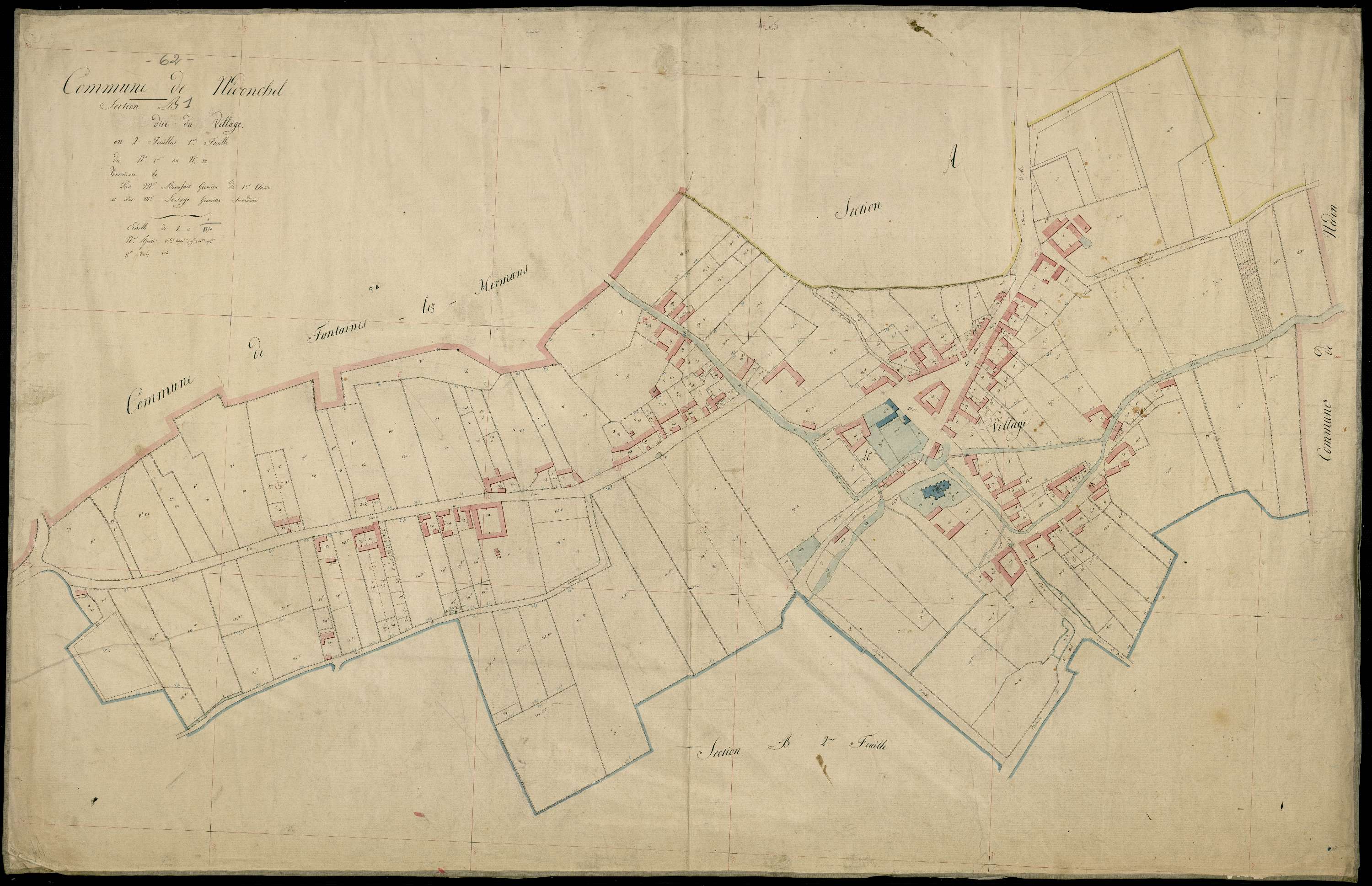 Nédon - Section B, 1re feuille
