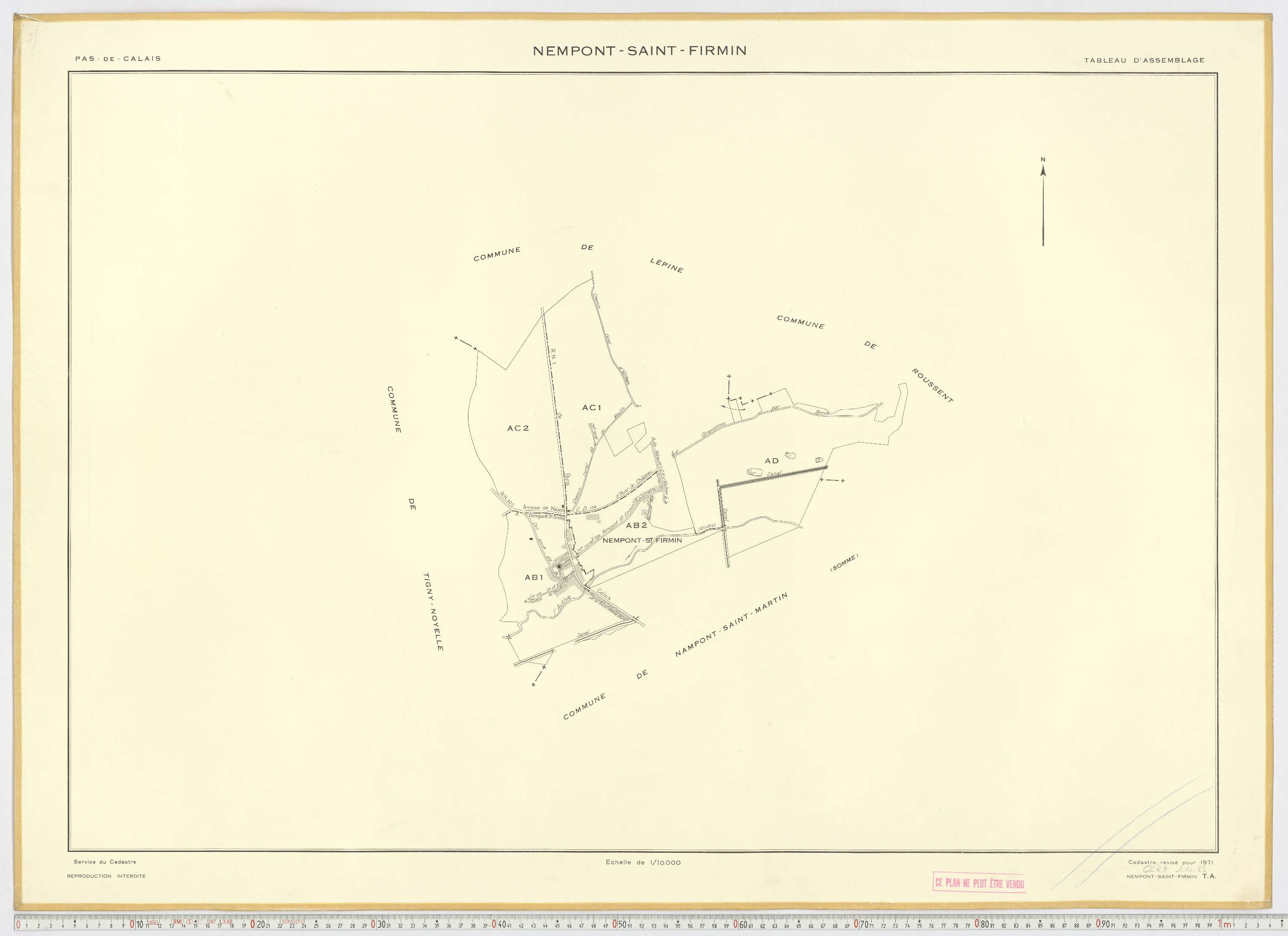 Nempont-Saint-Firmin - Tableau d'assemblage.