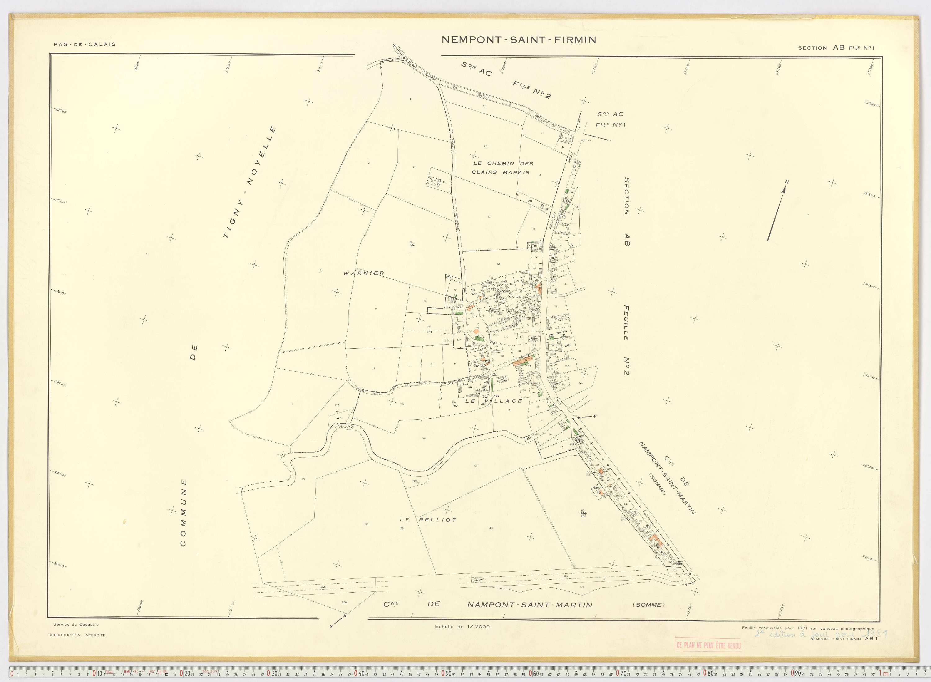 Nempont-Saint-Firmin - Section AB, feuille 1.