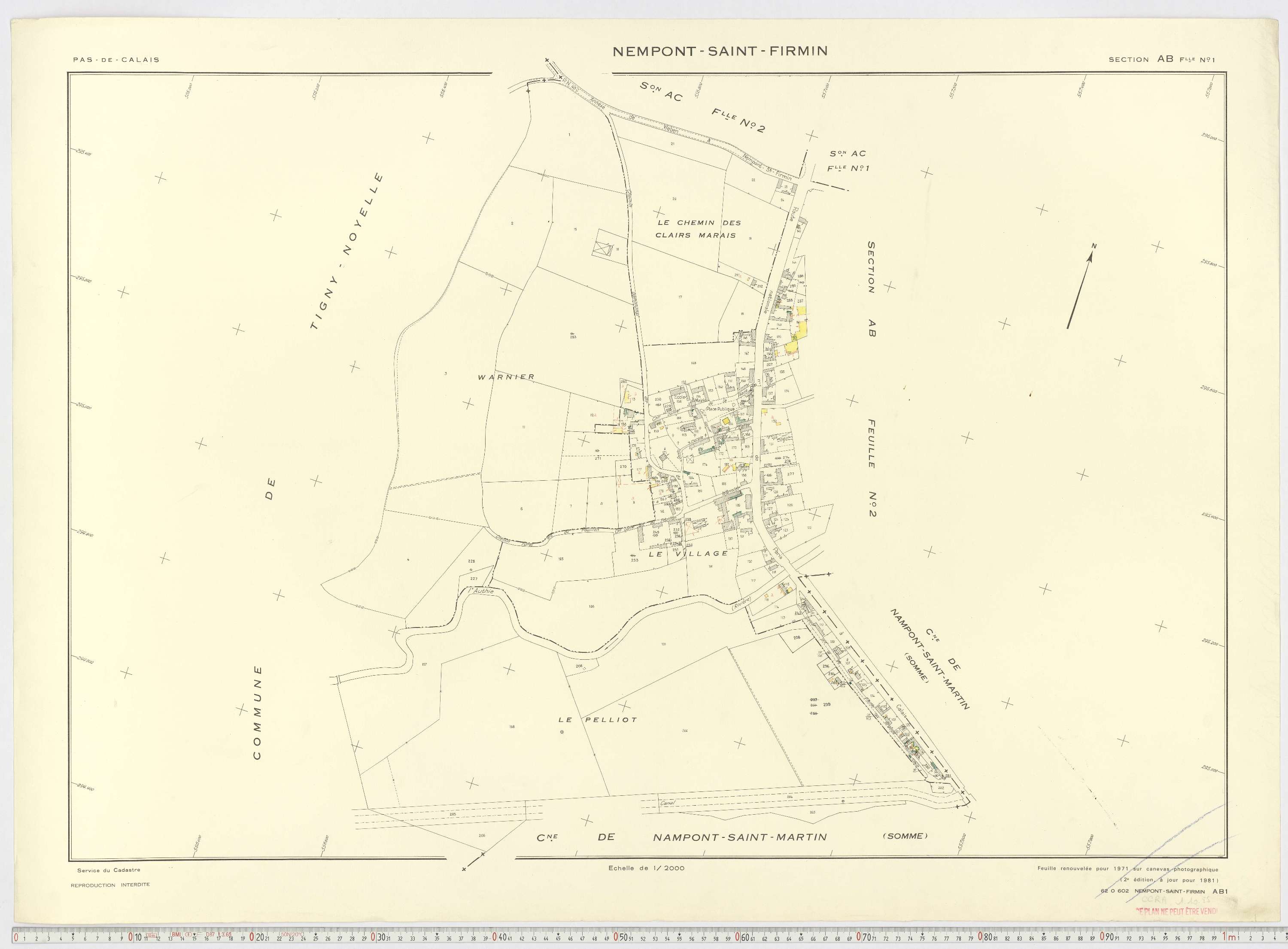 Nempont-Saint-Firmin - Section AB, feuille 1.