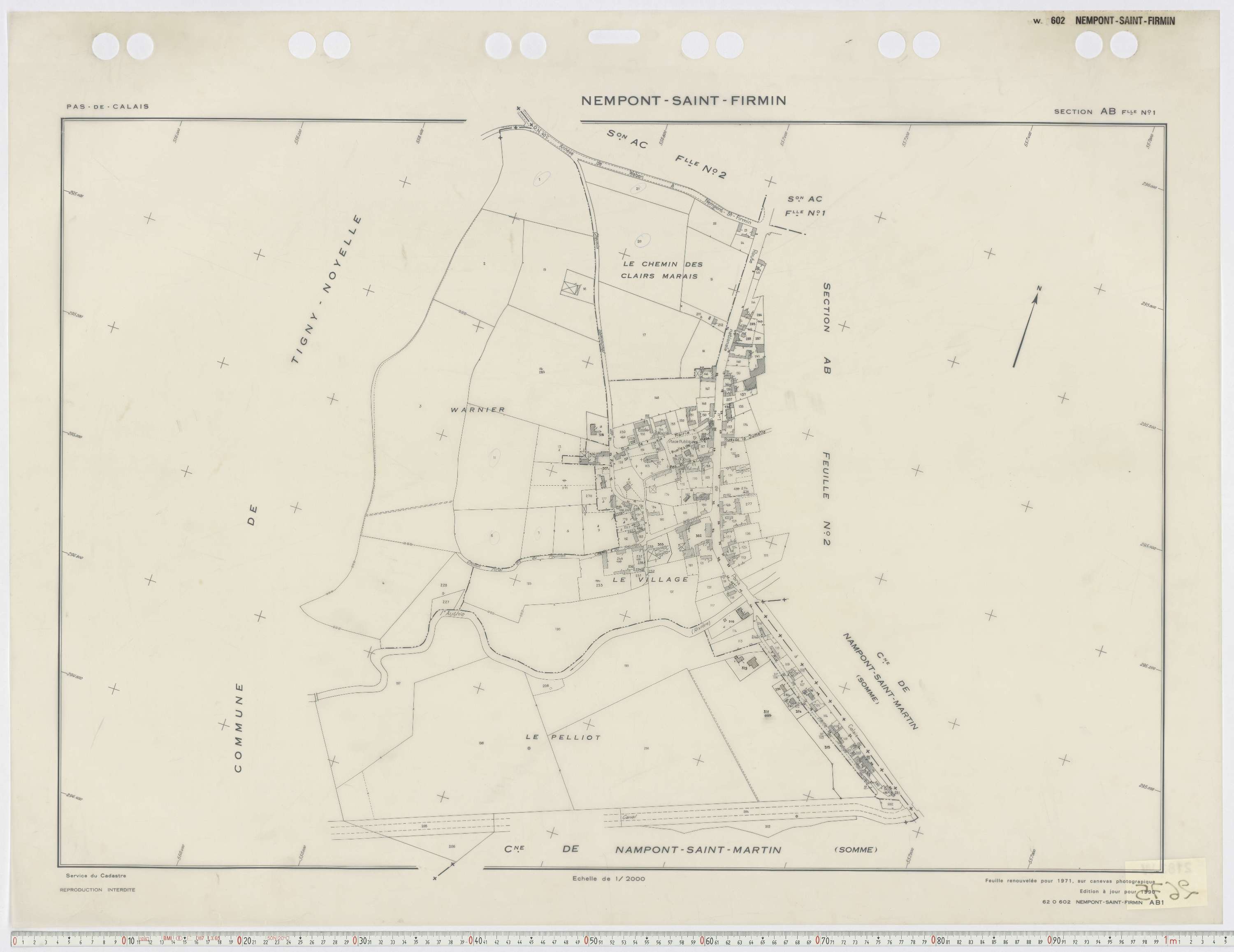 Nempont-Saint-Firmin - Section AB, feuille 1.