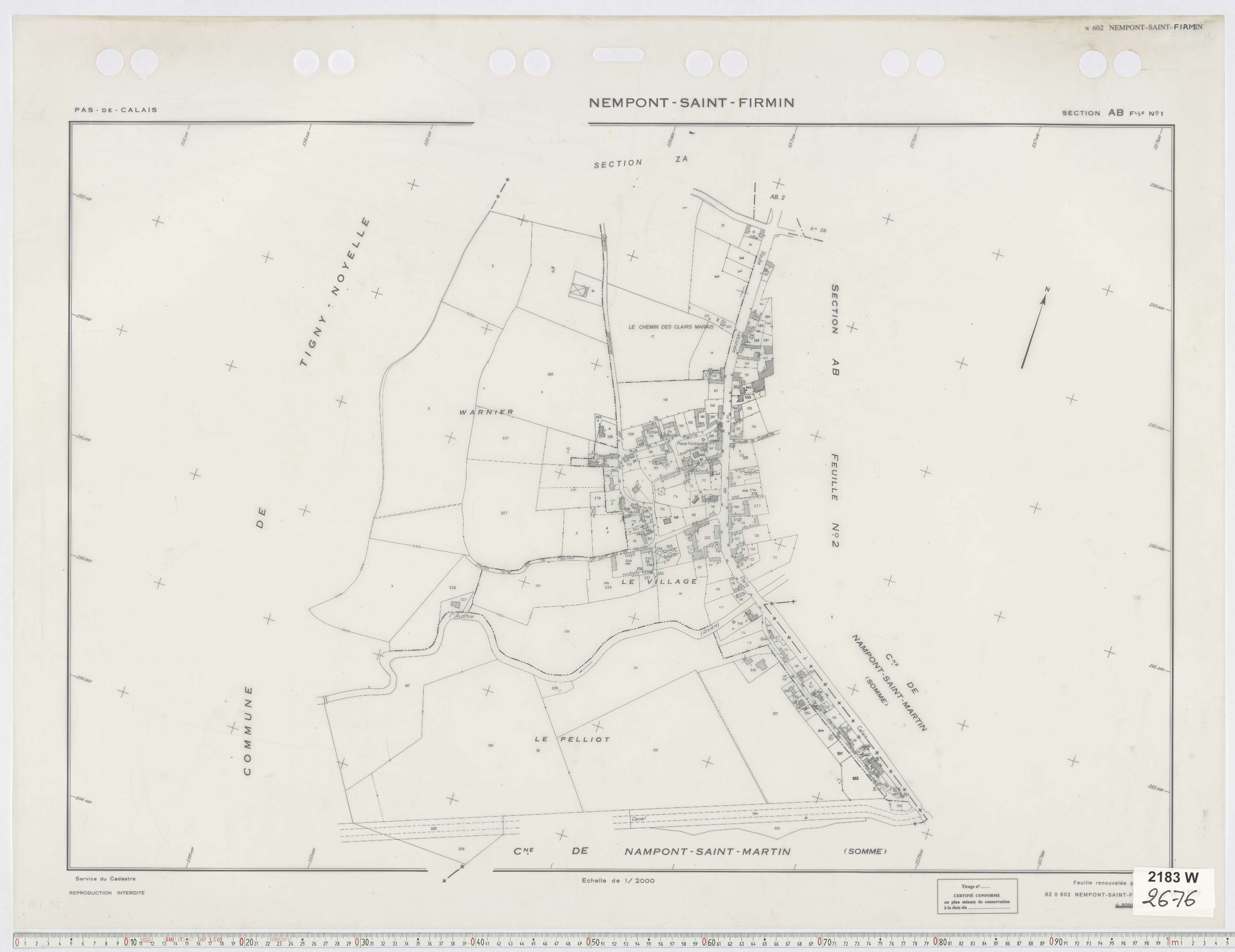 Nempont-Saint-Firmin - Section AB, feuille 1.