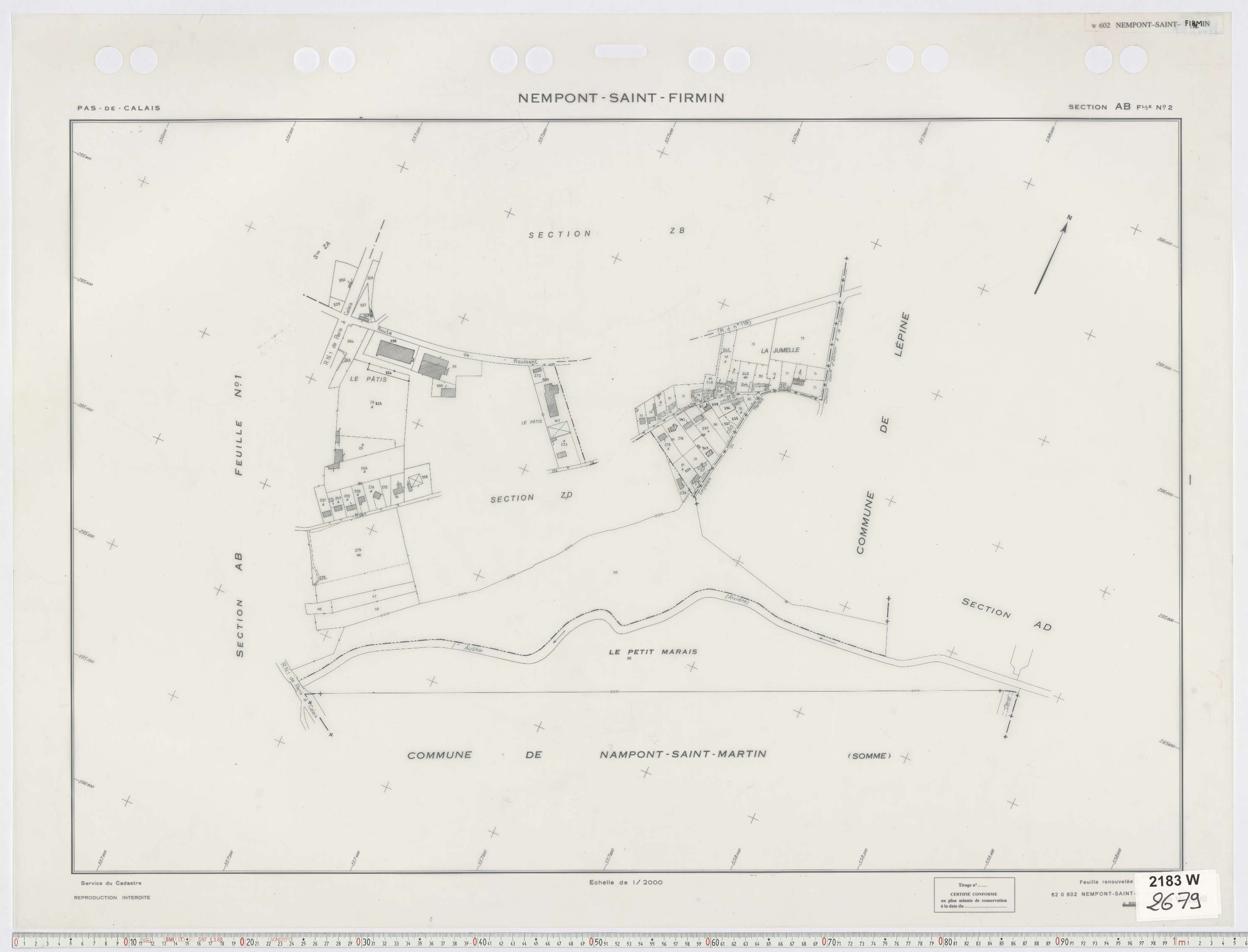 Nempont-Saint-Firmin - Section AB, feuille 2.