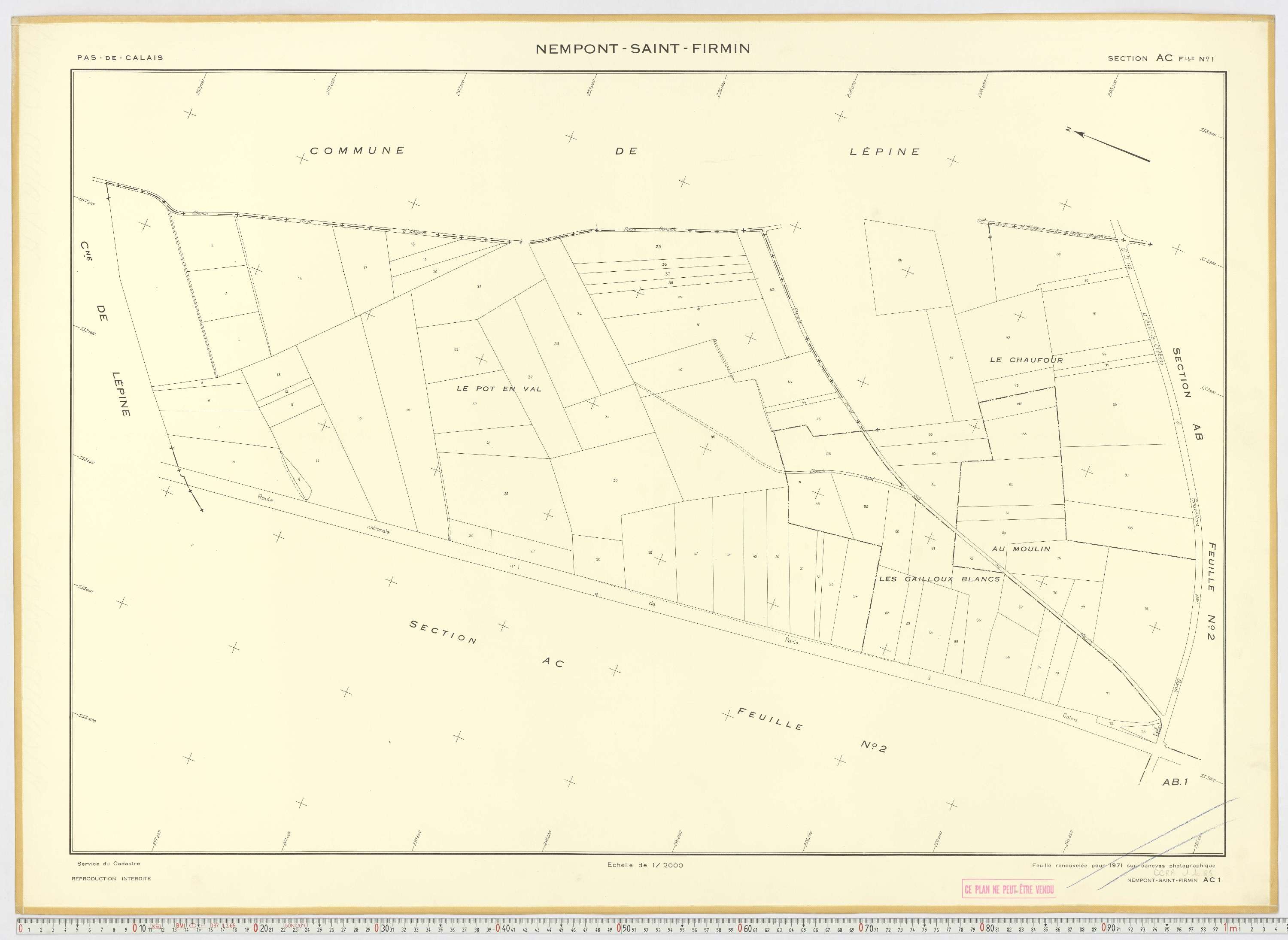 Nempont-Saint-Firmin - Section AC, feuille 1.