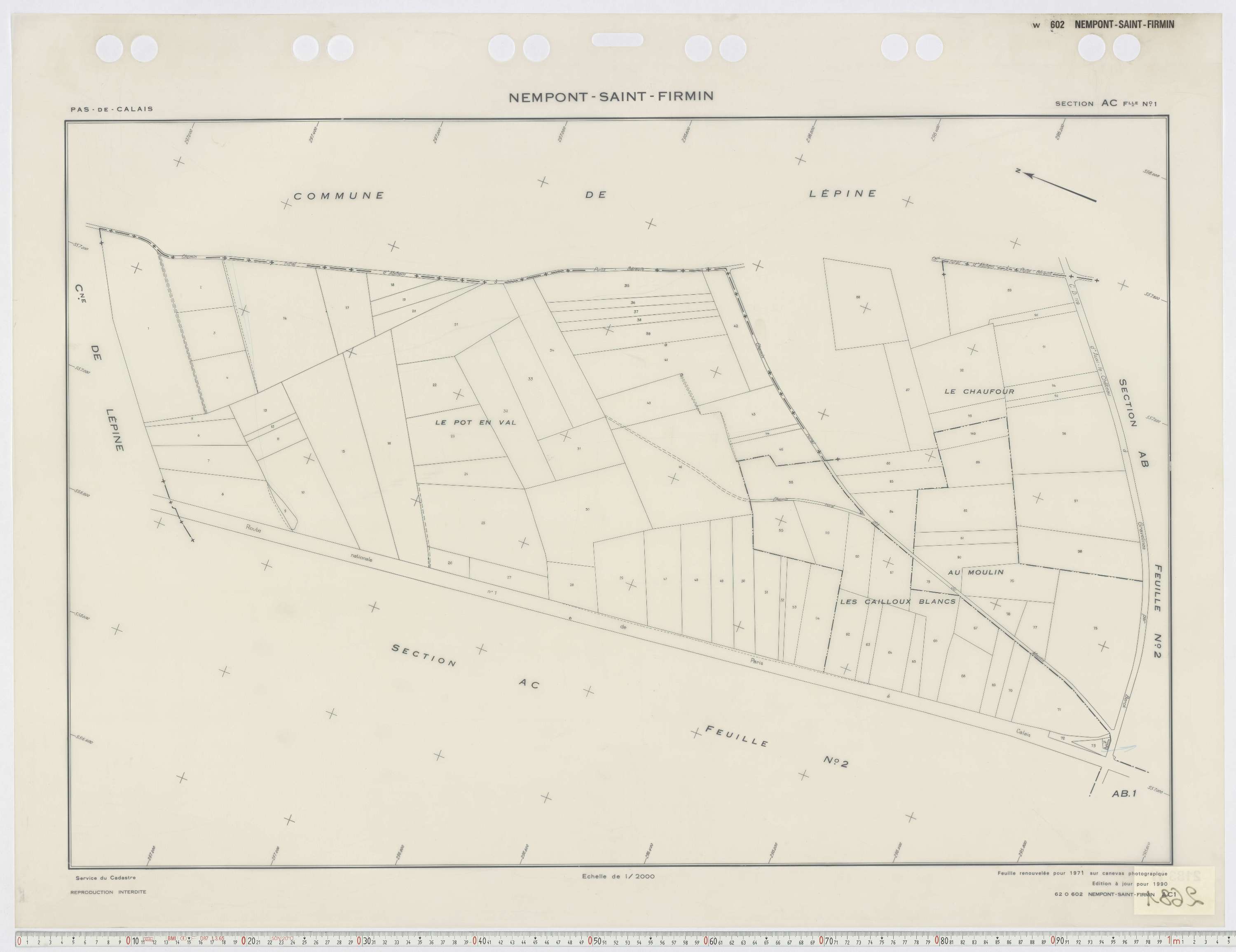 Nempont-Saint-Firmin - Section AC, feuille 1.