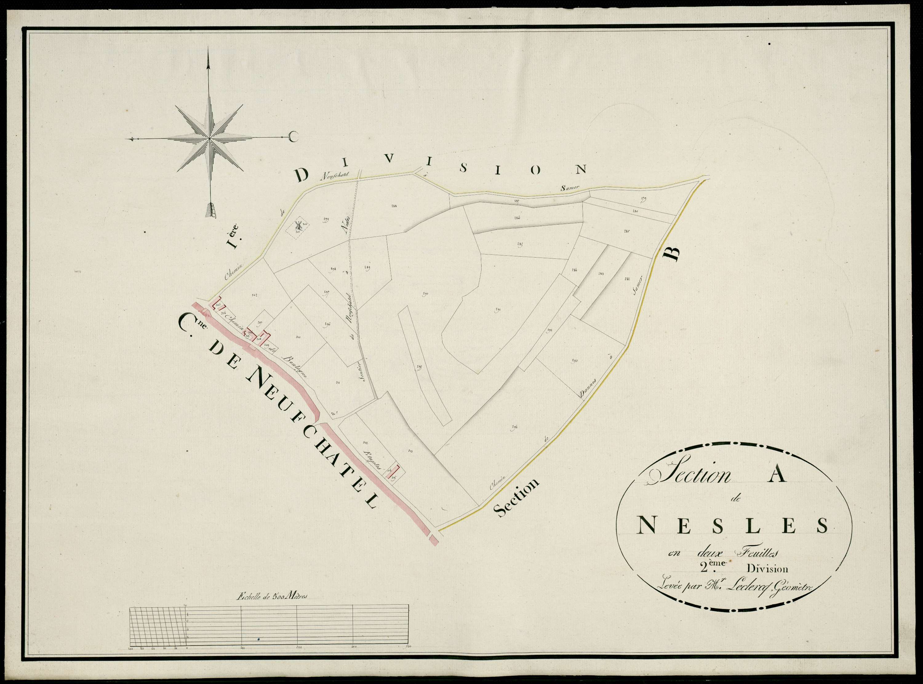 Nesles - Section A, 2e feuille