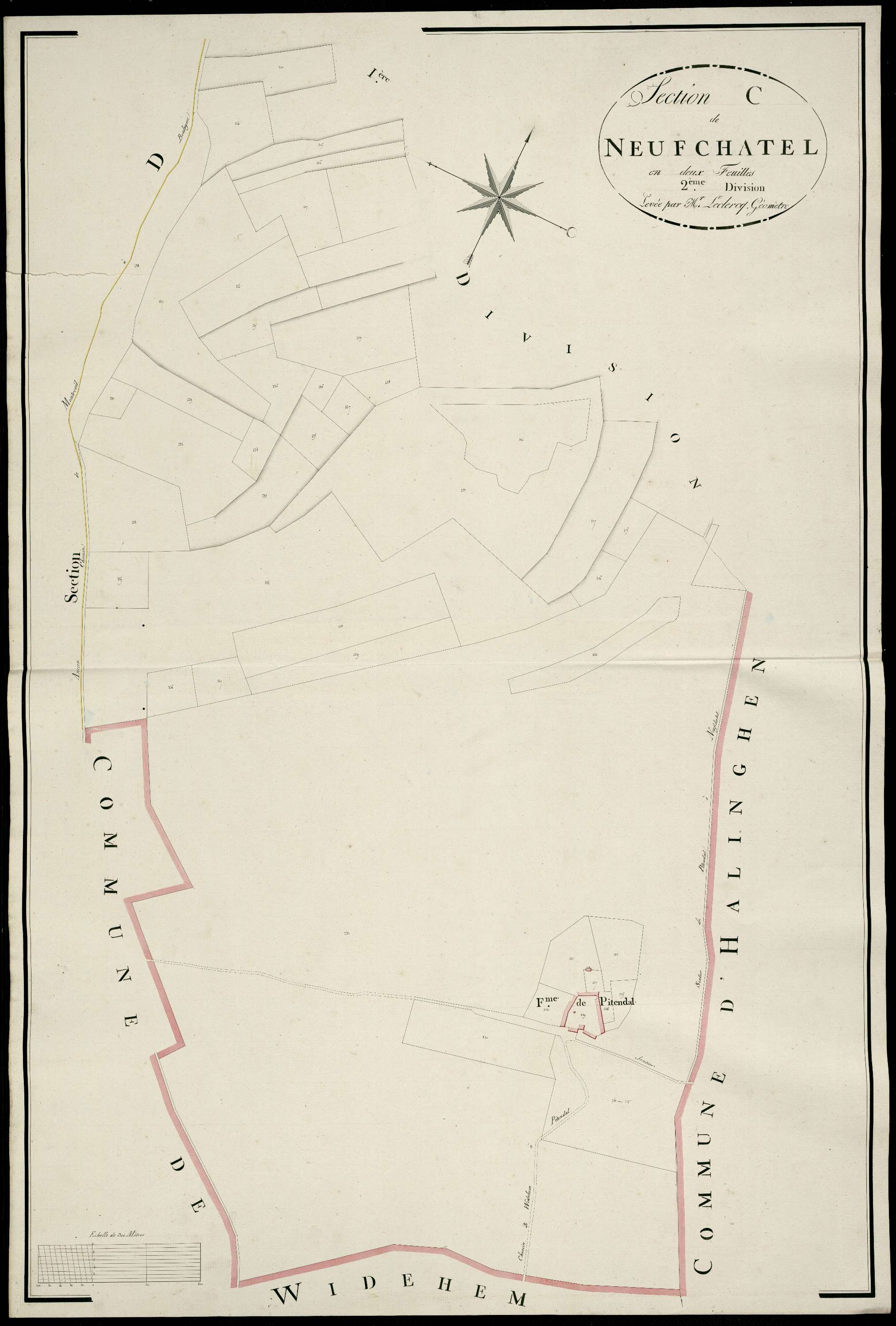 Neufchâtel-Hardelot - Section C, 2e feuille