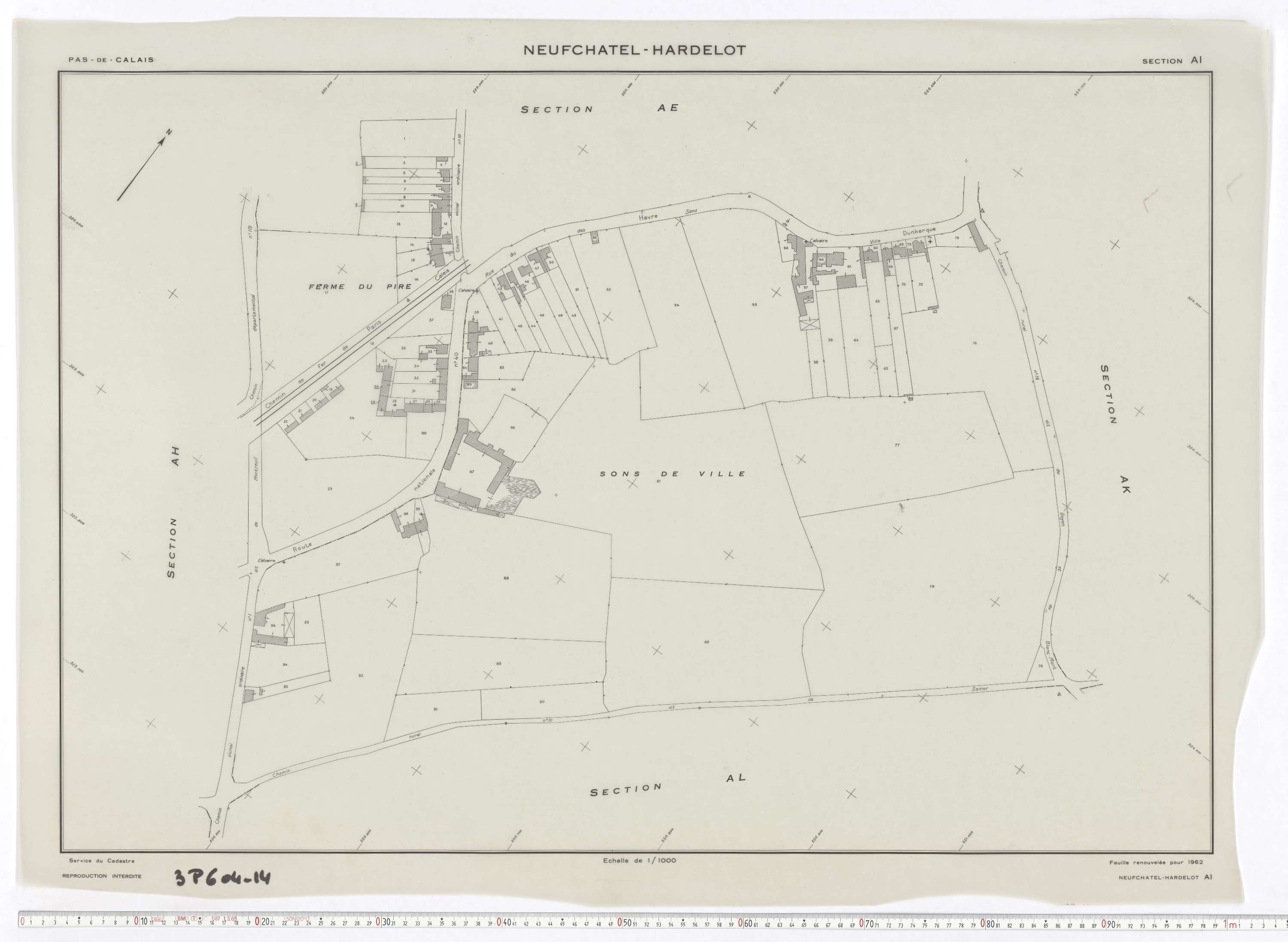 Neufchâtel-Hardelot - Section AI.