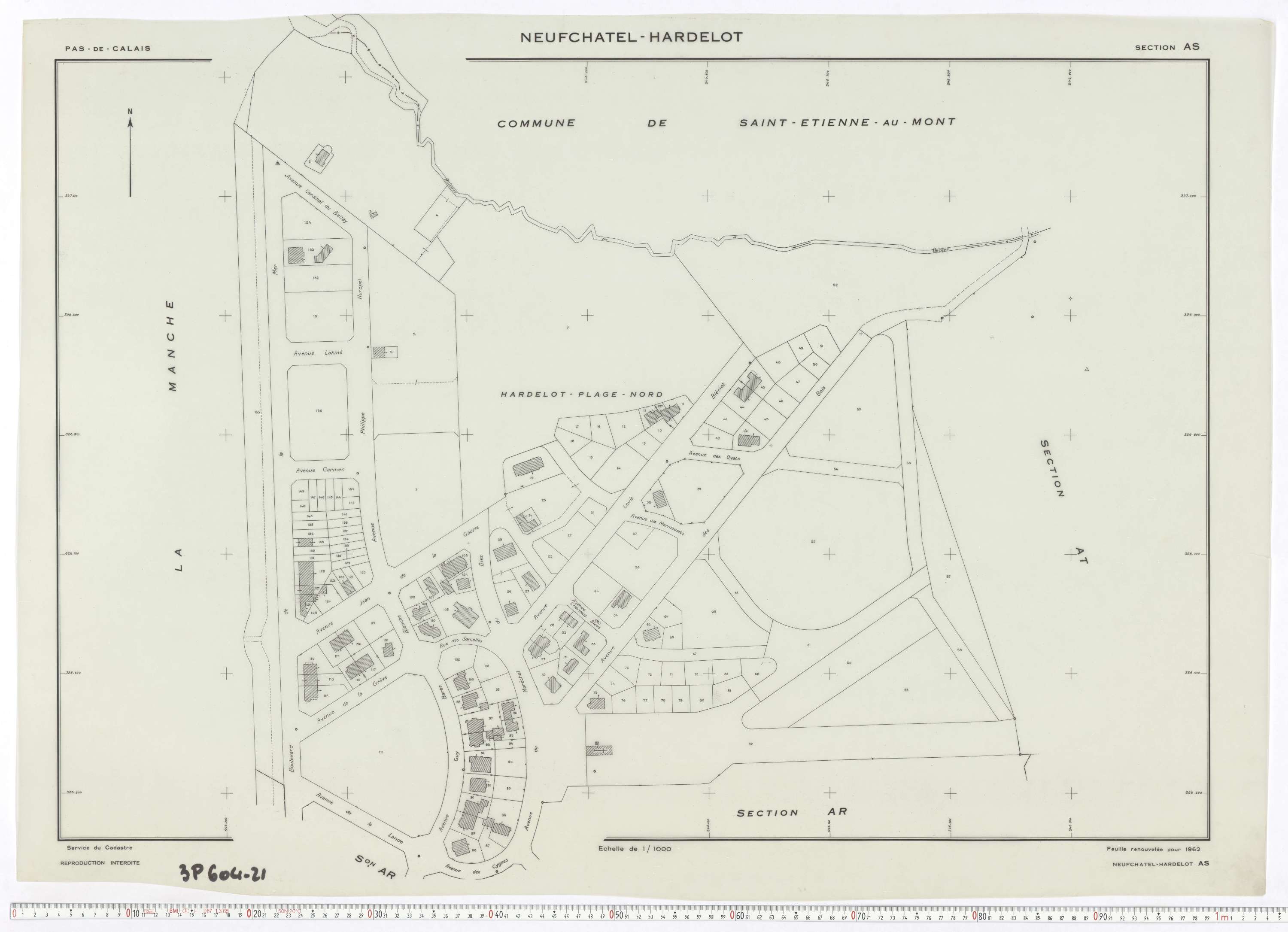 Neufchâtel-Hardelot - Section AS.