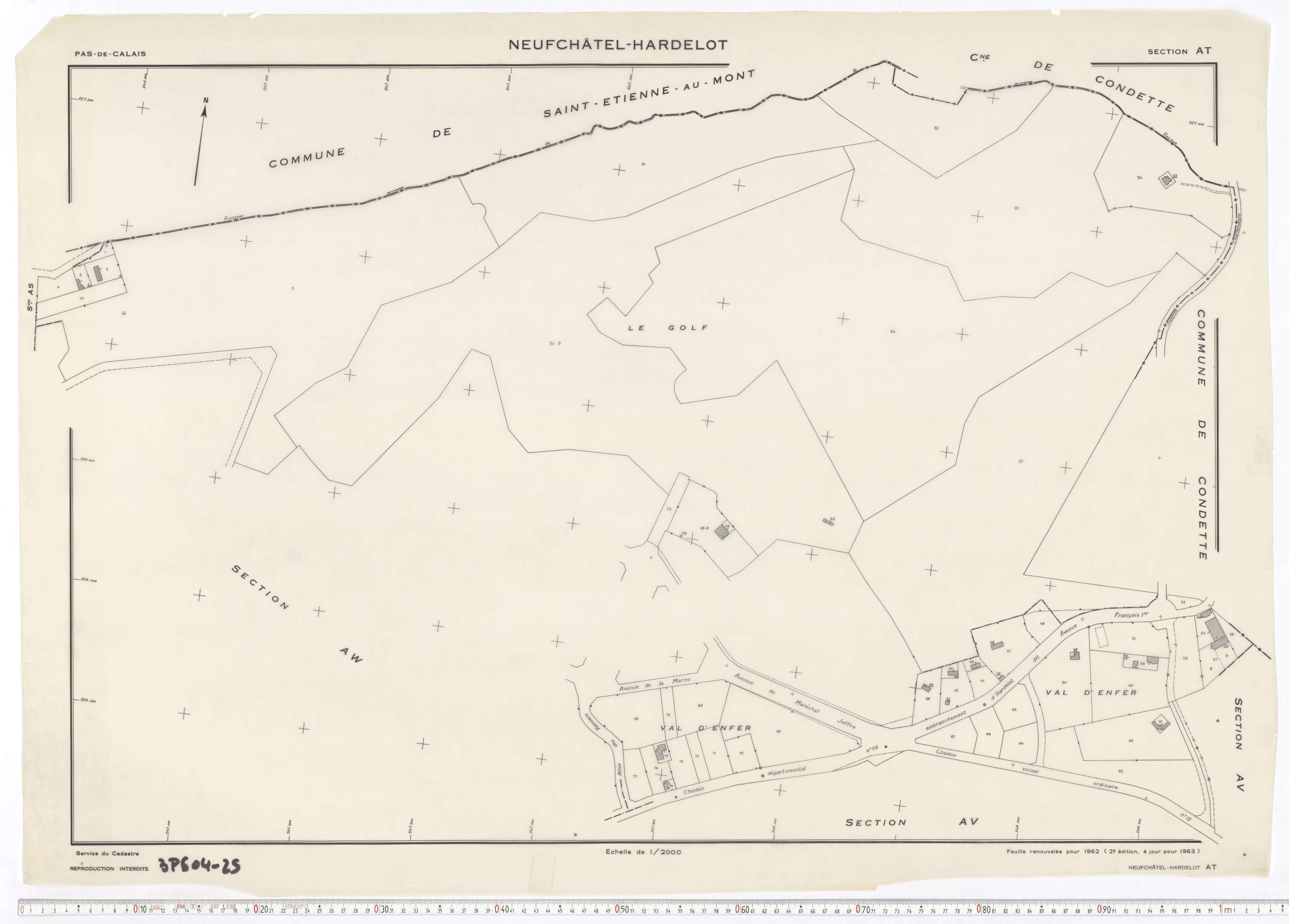 Neufchâtel-Hardelot - Section AT.