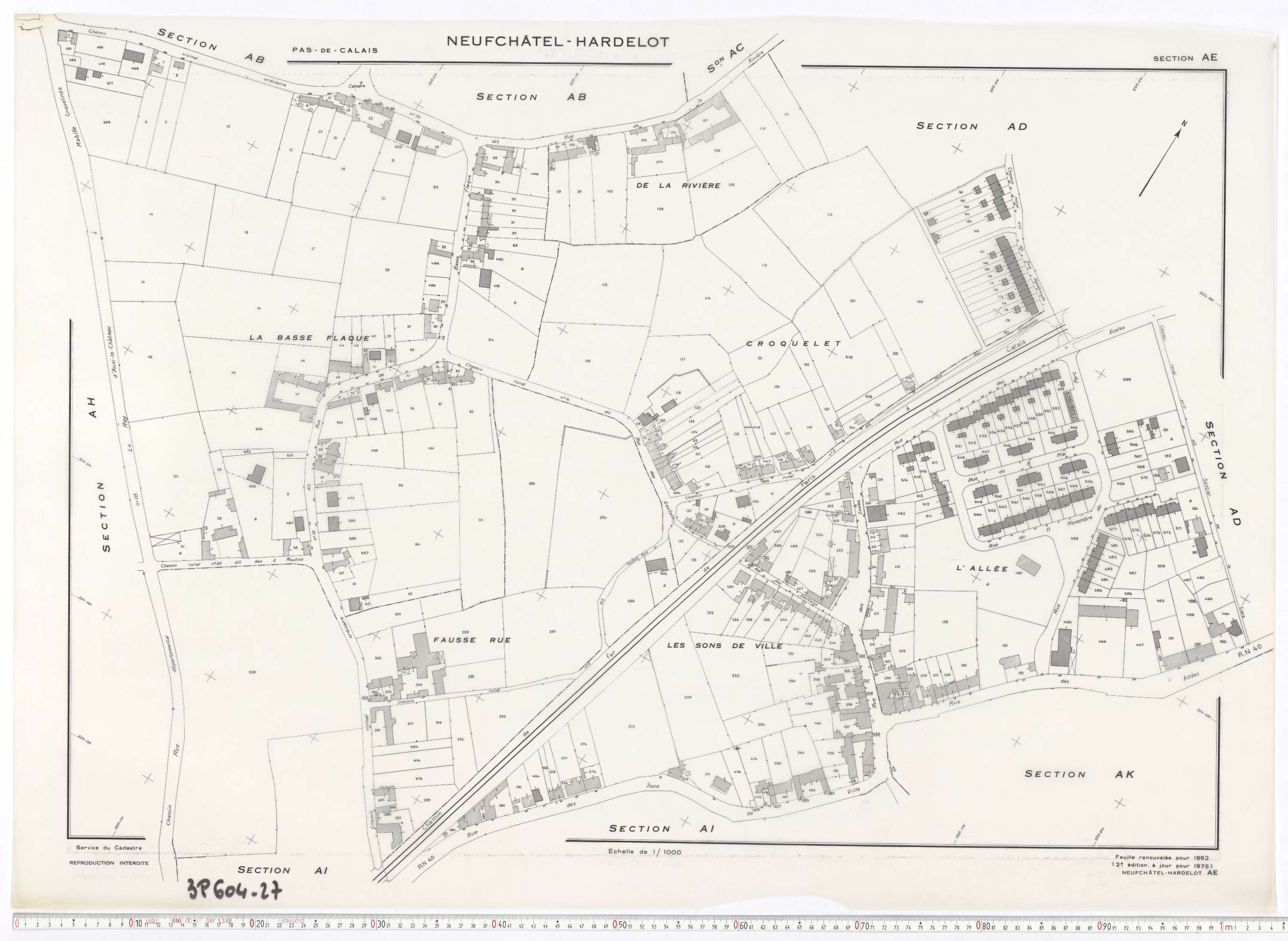 Neufchâtel-Hardelot - Section AE.