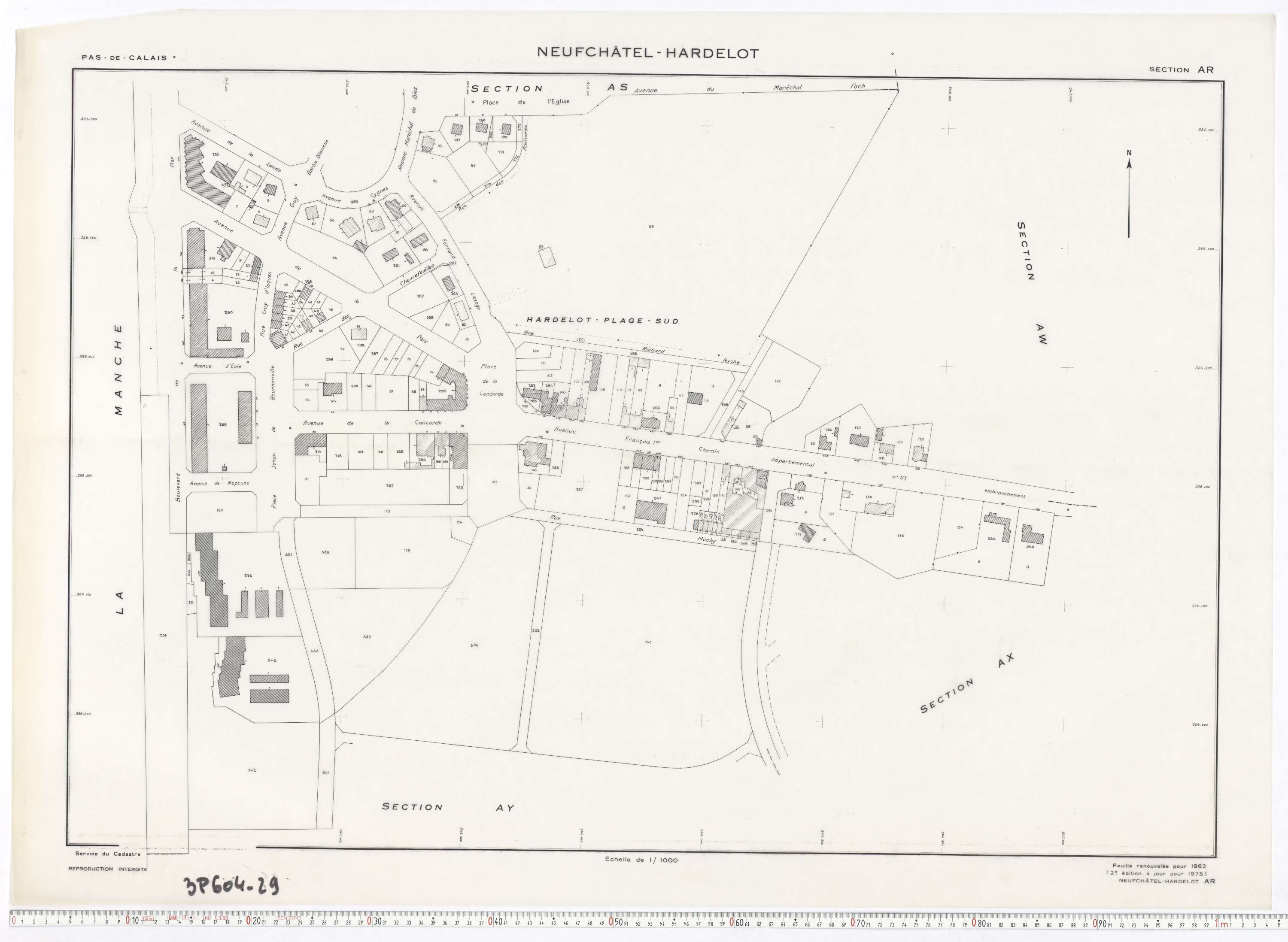 Neufchâtel-Hardelot - Section AR.