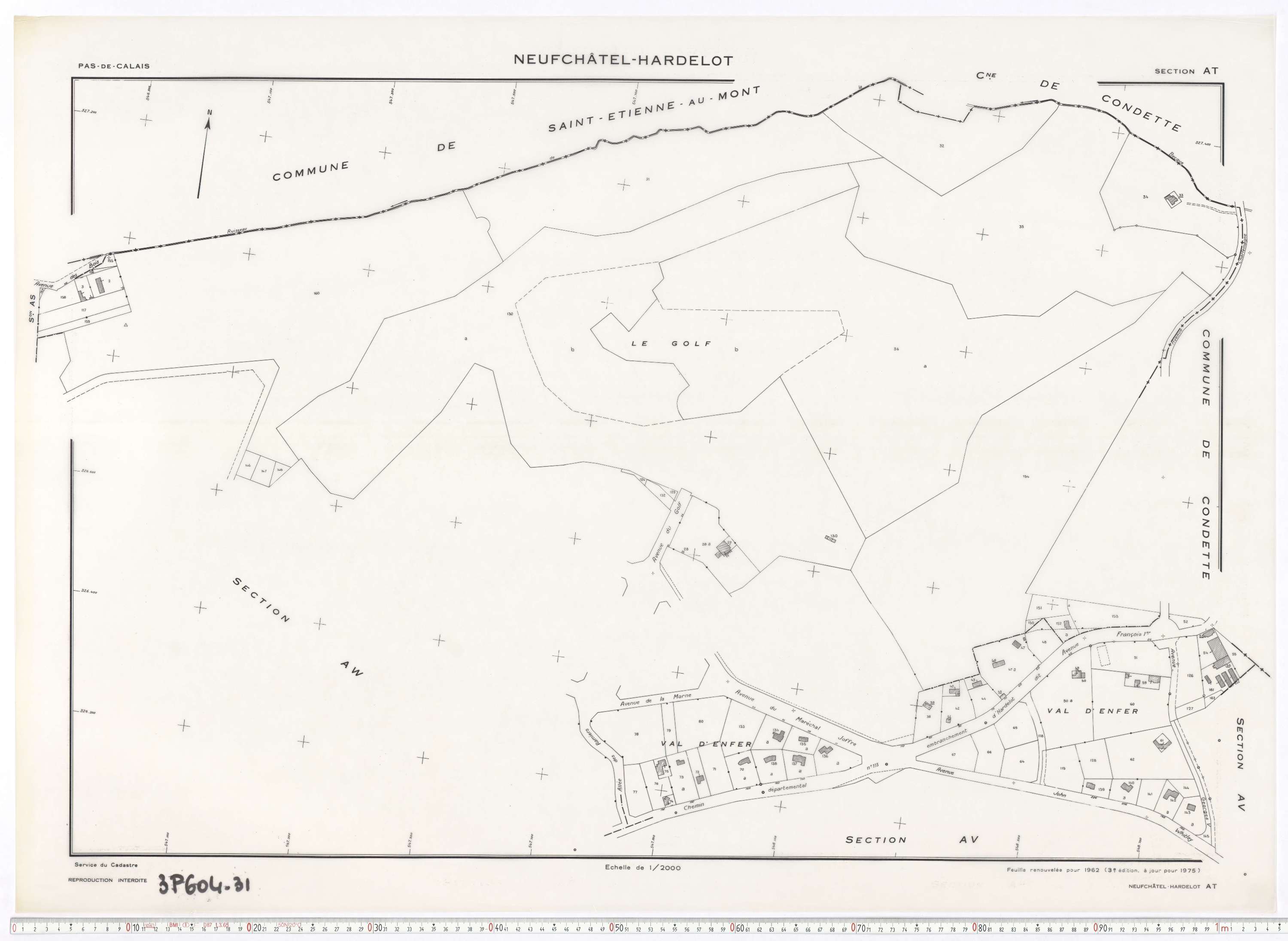 Neufchâtel-Hardelot - Section AT.