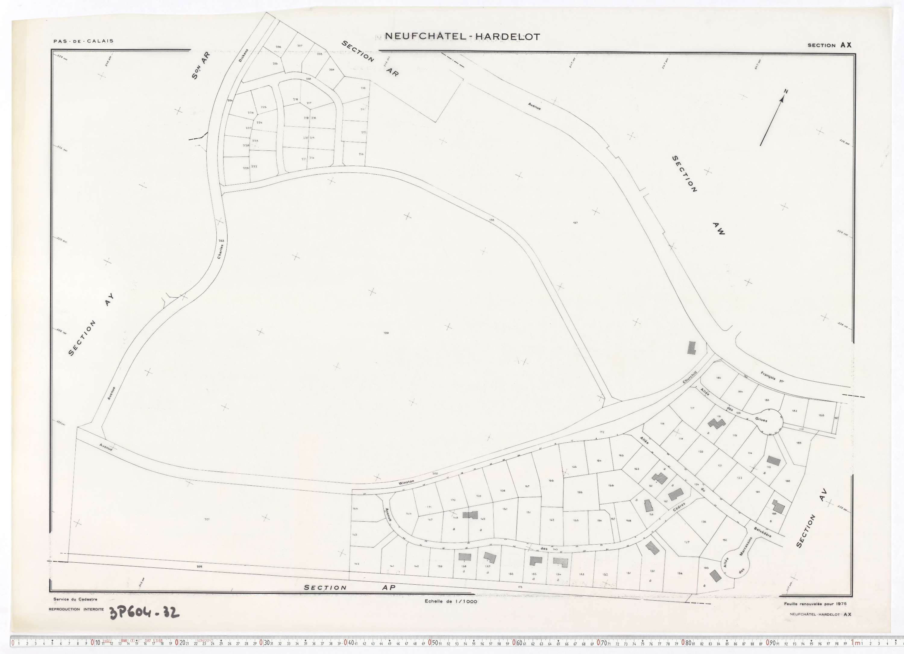 Neufchâtel-Hardelot - Section AX.