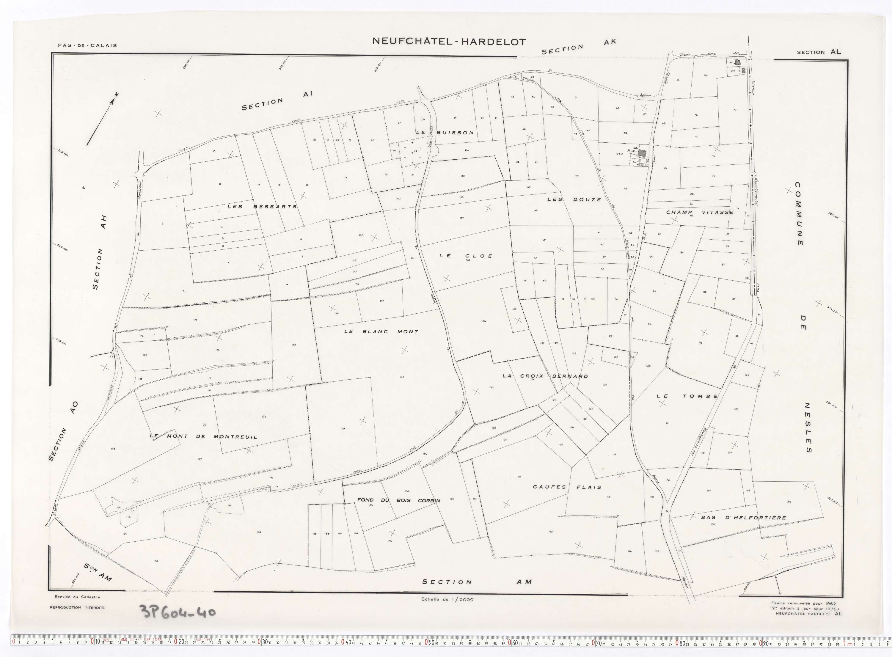 Neufchâtel-Hardelot - Section AL.